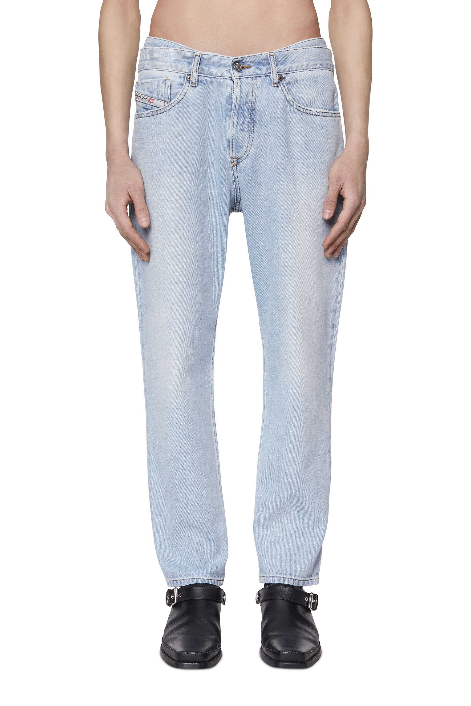 Diesel - 2005 D-FINING 007C7 Tapered Jeans, Bleu Clair - Image 1