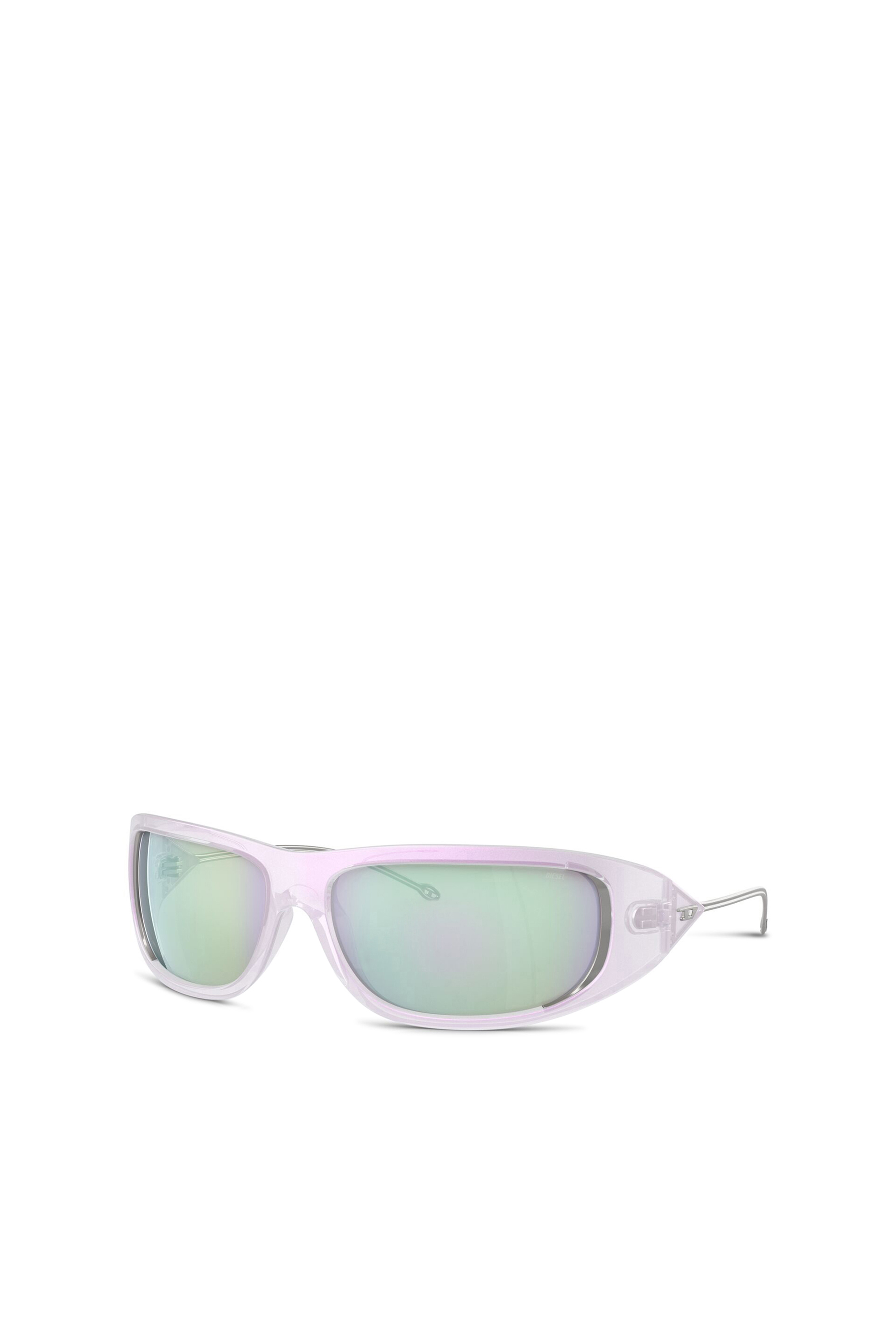 Diesel - 0DL3001 SIZE 61, Unisex Wraparound-Stil Brille in Bubble - 4