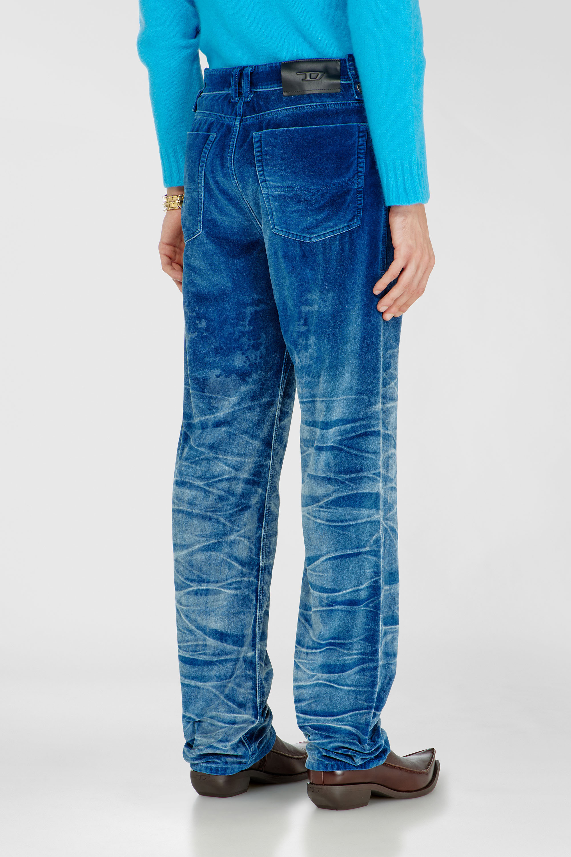 Diesel - Regular Jeans 1991 D-Voeed 003PF Homme, Bleu Fonc&eacute; - Image 5