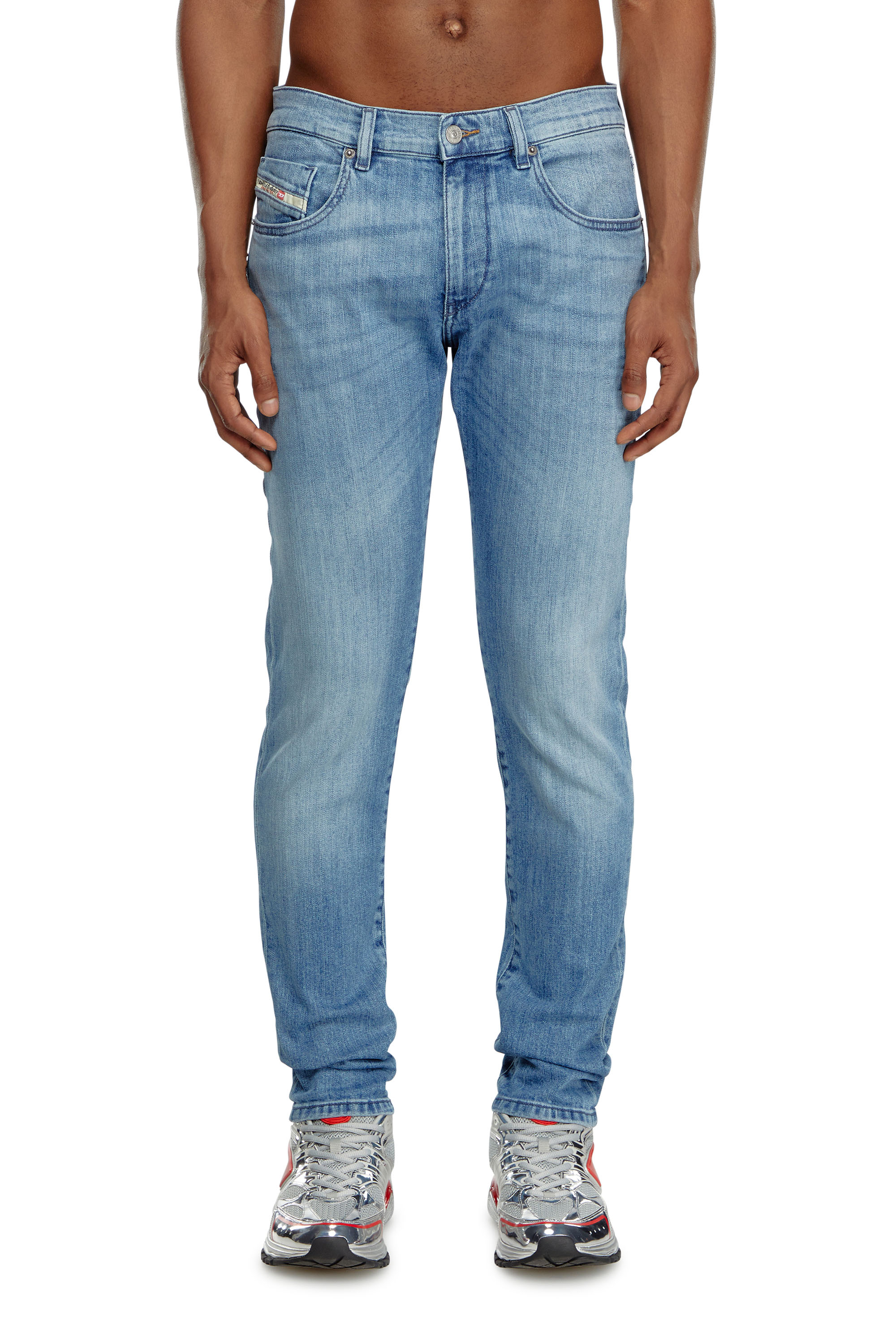Diesel - Slim Jeans 2019 D-Strukt 0GRDI, Bleu Clair - Image 1