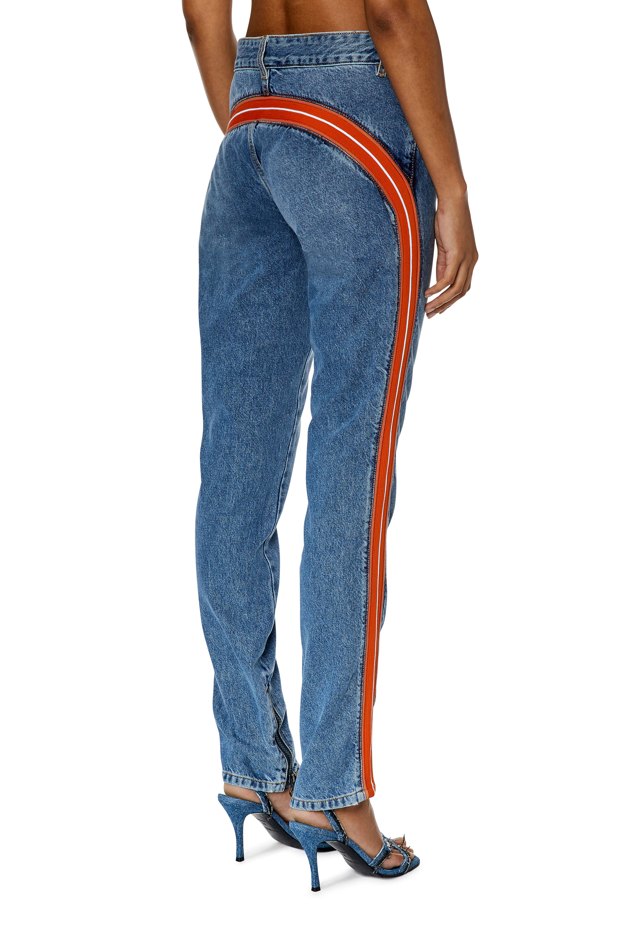Diesel - Skinny Jeans D-Vision 0EMAT, Blu medio - Image 2