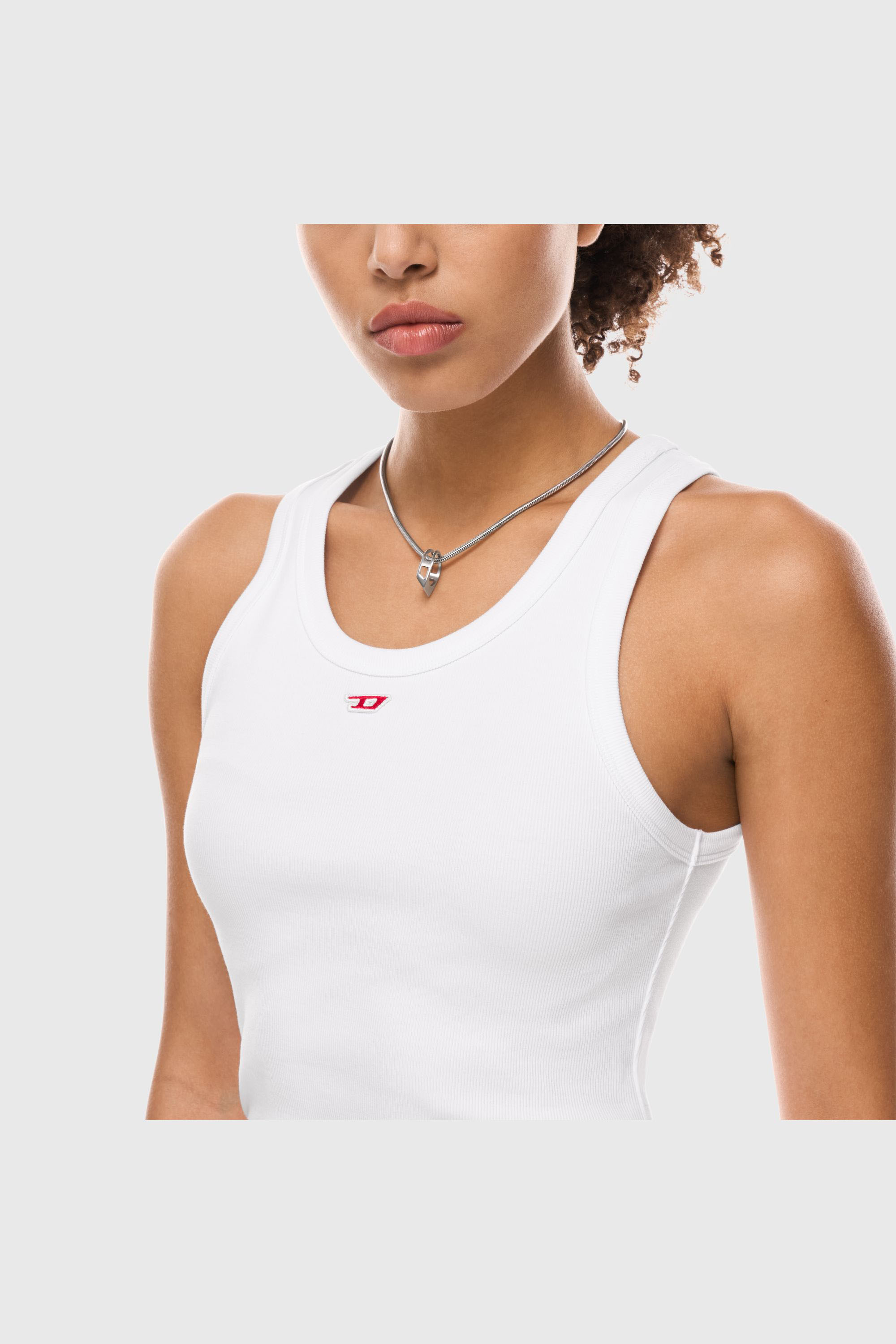 Diesel - DX167240 JEWELLERY, Collier cha&icirc;ne en acier inoxydable Mixte in Gris argent&eacute; - 3