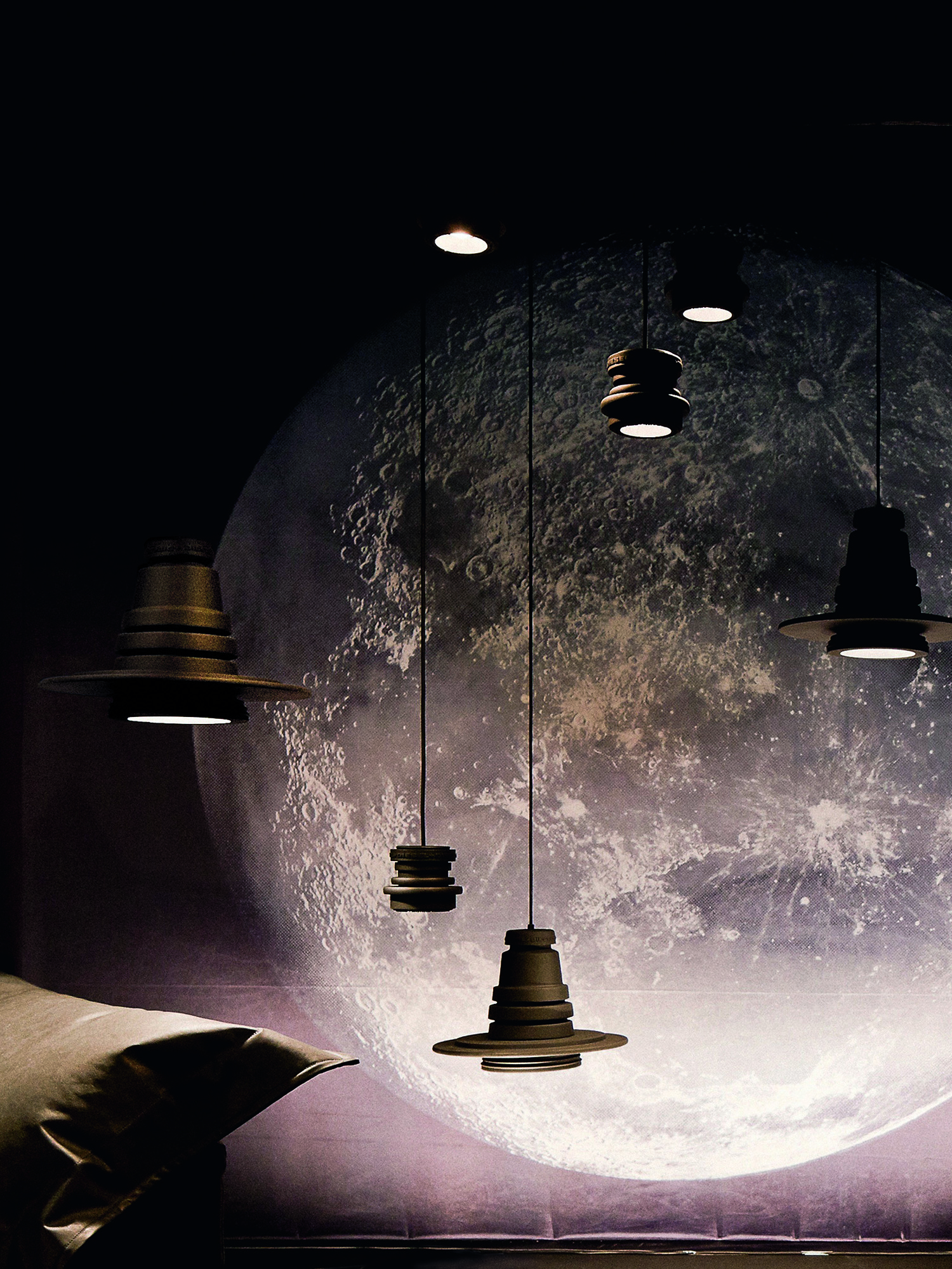 Diesel - TOOL PICCOLA SOSP, Lampada piccola ispirata all'obiettivo di una reflex Unisex in Nero - 4