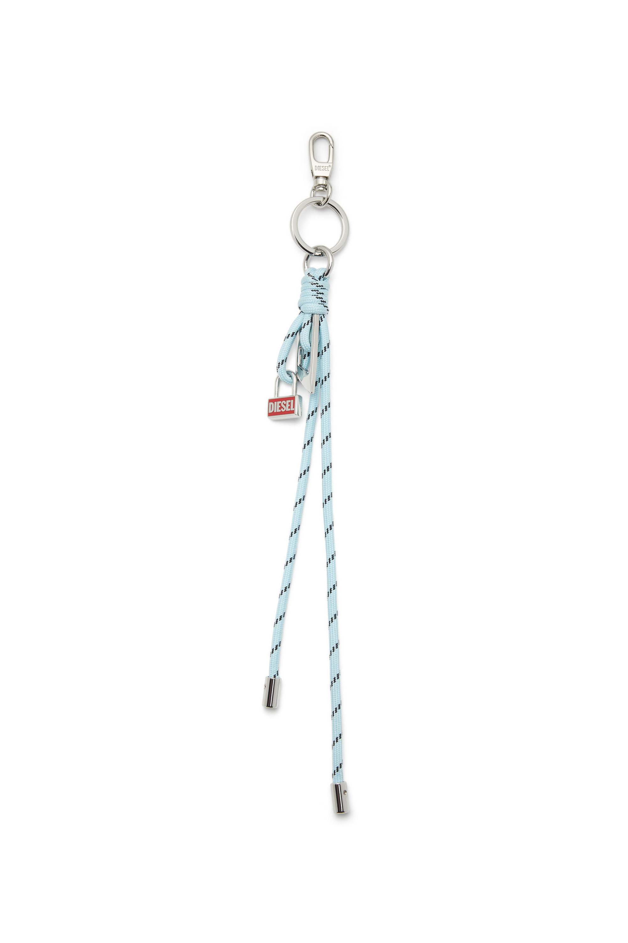 Diesel - ROPE II, Breloque en métal et corde avec pendentif Diesel Mixte in Bleu - 1