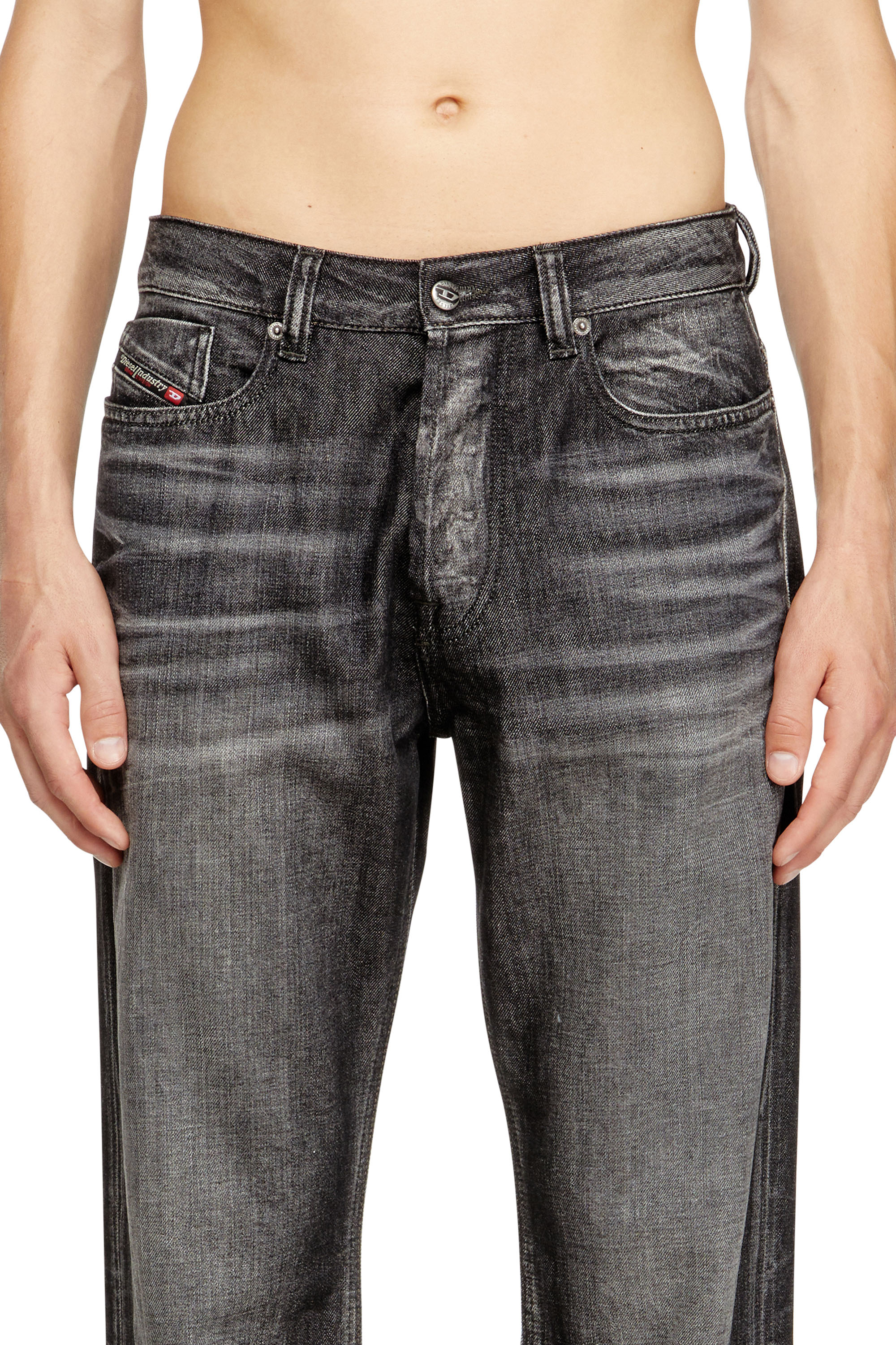 Diesel - Herren Relaxed Jeans 1980 D-Eeper 09M63, Schwarz/Dunkelgrau - 4