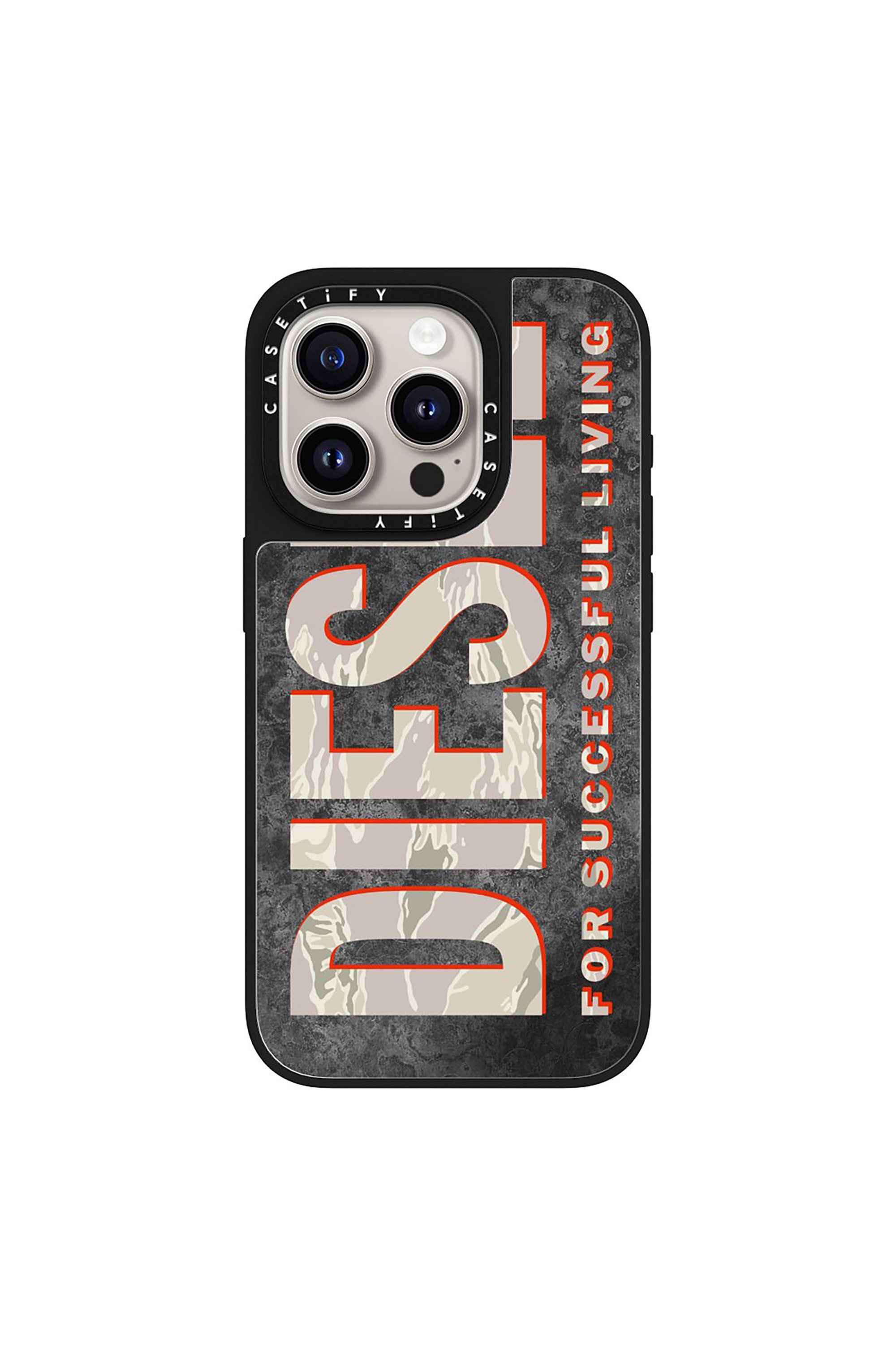 Diesel - 60328 CASETIFY MOULDED CASE, Coque MagSafe Camouflage iPhone 15 Pro Mixte in Polychrome - 1