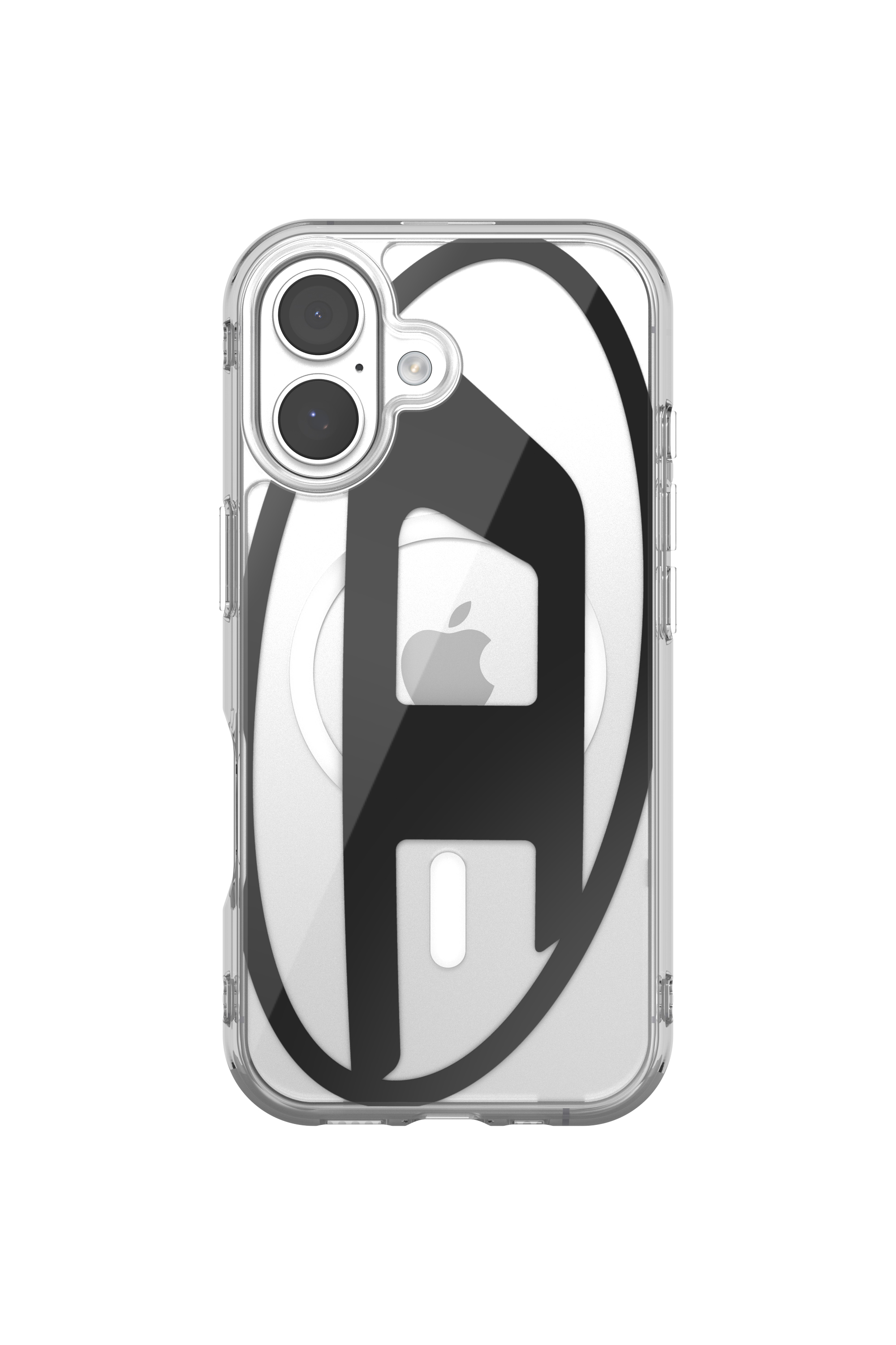 Diesel - 60415 AOP CASE, Unisex Oval D Metallic-Hülle mit Magsafe für iPhone 17 in Schwarz - 2