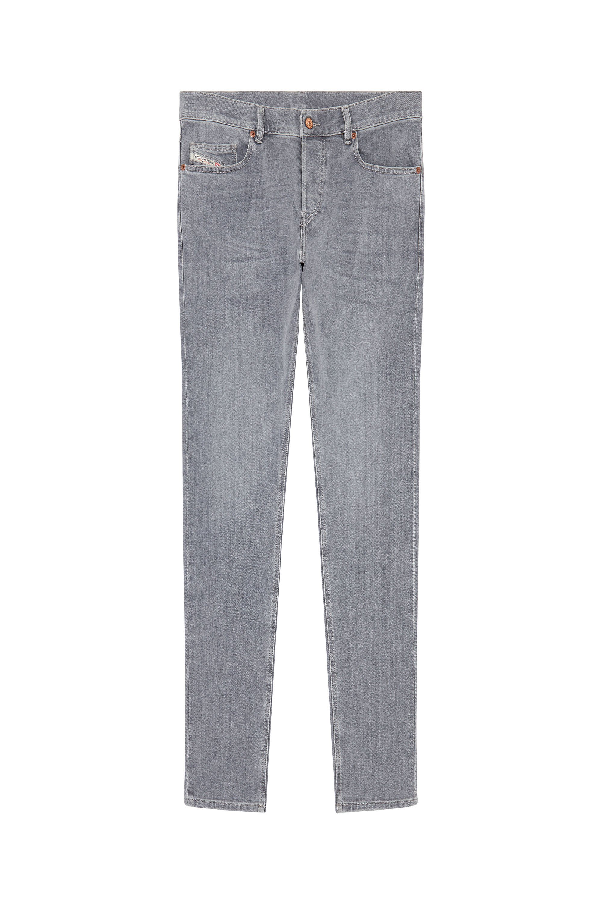Diesel - D-Luster 0GDAP Slim Jeans, Gris Clair - Image 6