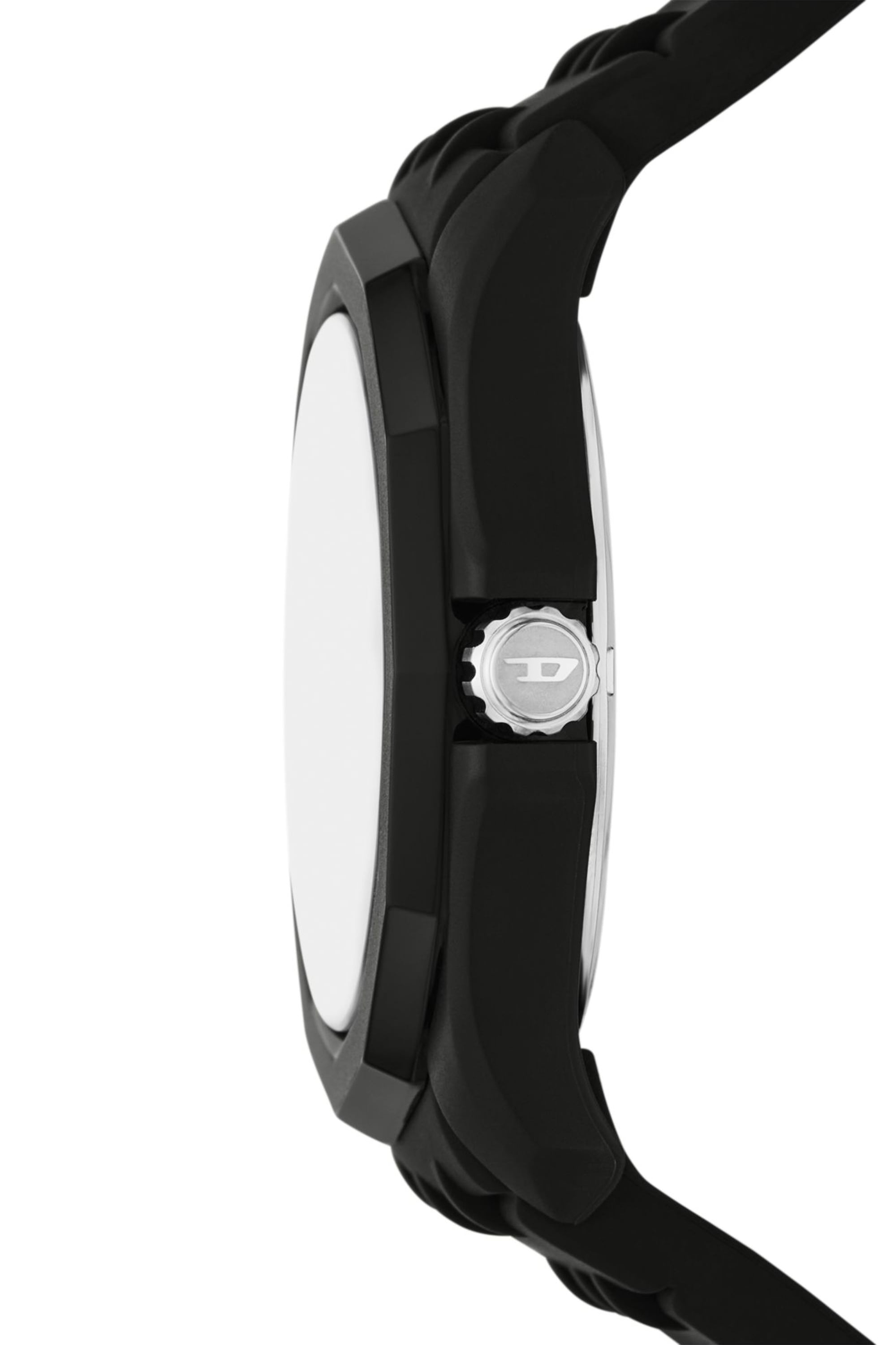 Diesel - DZ2243 WATCH, Herren Stinger Uhr aus schwarzem Silikon in Schwarz - 3