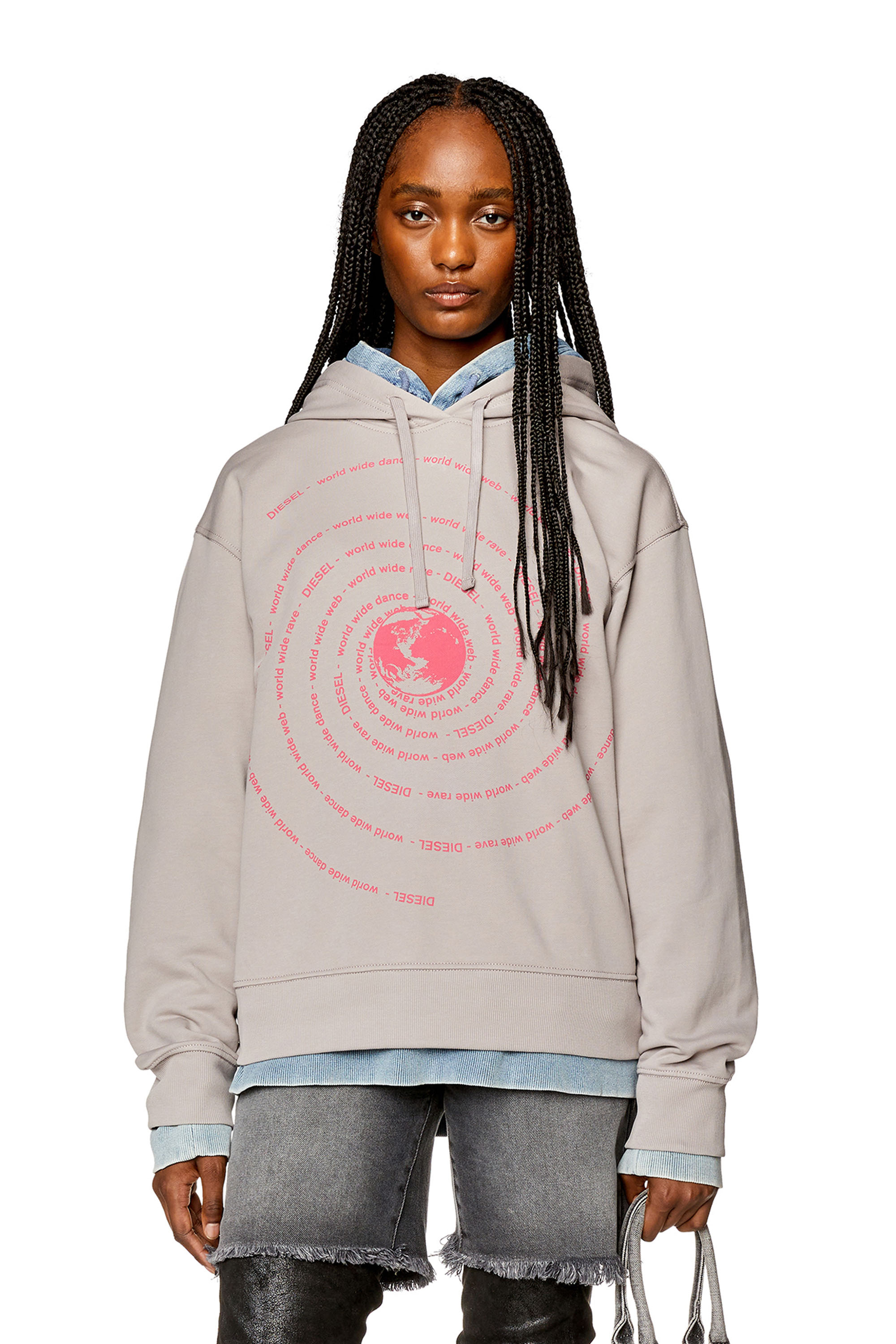 Diesel - F-MAXINNE-HOOD, Grigio - Image 1