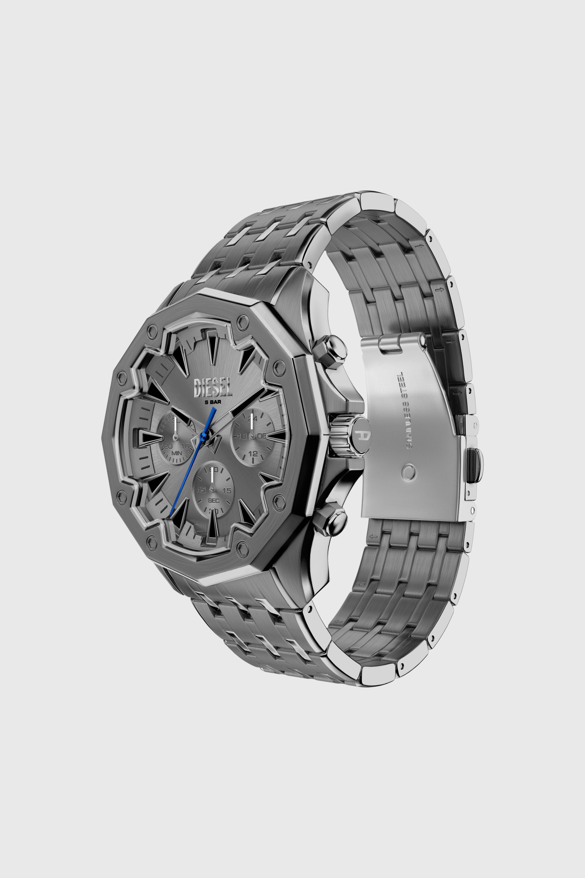 Diesel - DZ4708 WATCH, Orologio Spiked in acciaio inox Uomo in Grigio - 2