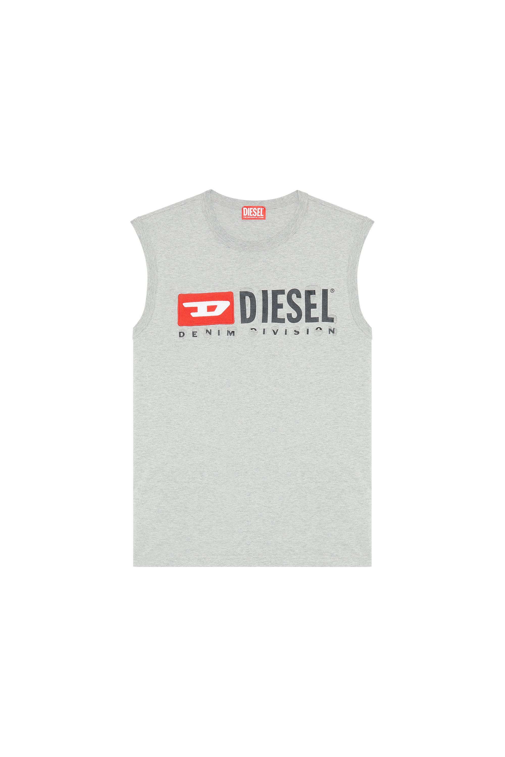 Diesel - T-BISCO-DIVSTROYED, Gris - Image 3