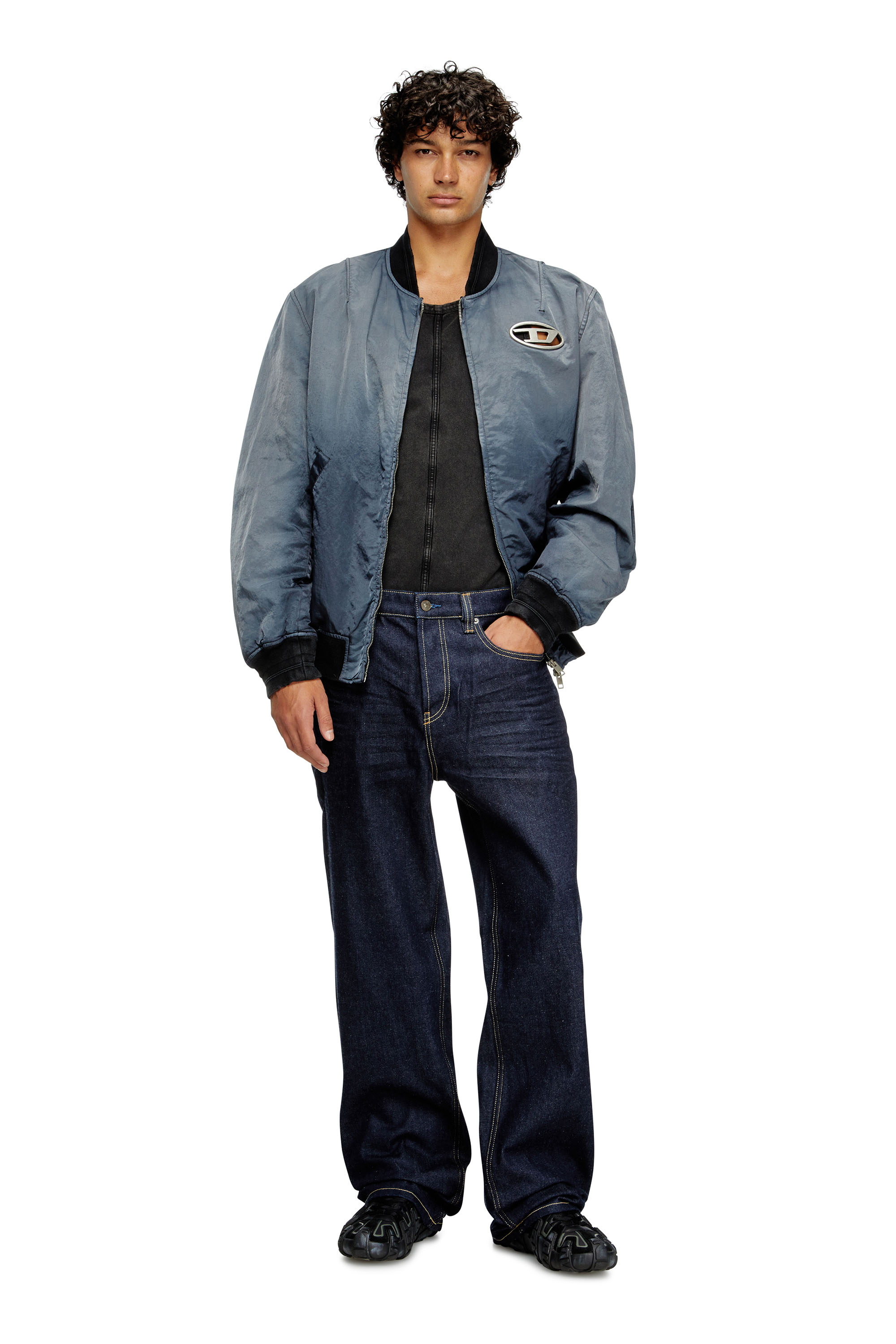 Diesel - Relaxed Jeans 2001 D-Macro 0GRDV Homme, Bleu Foncé - Image 2
