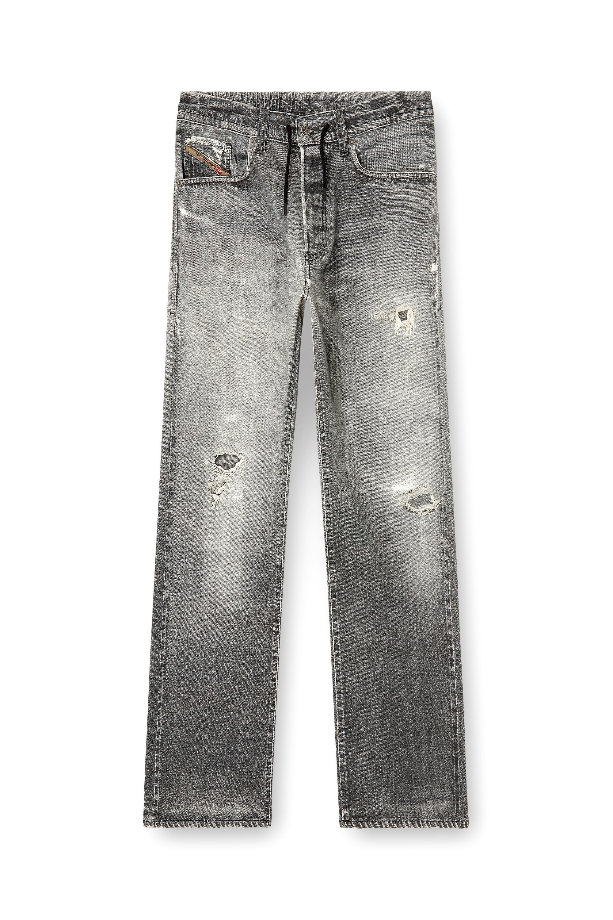 Diesel - Herren Relaxed 2080 D-Reel Joggjeans® 068US, Grau - 3