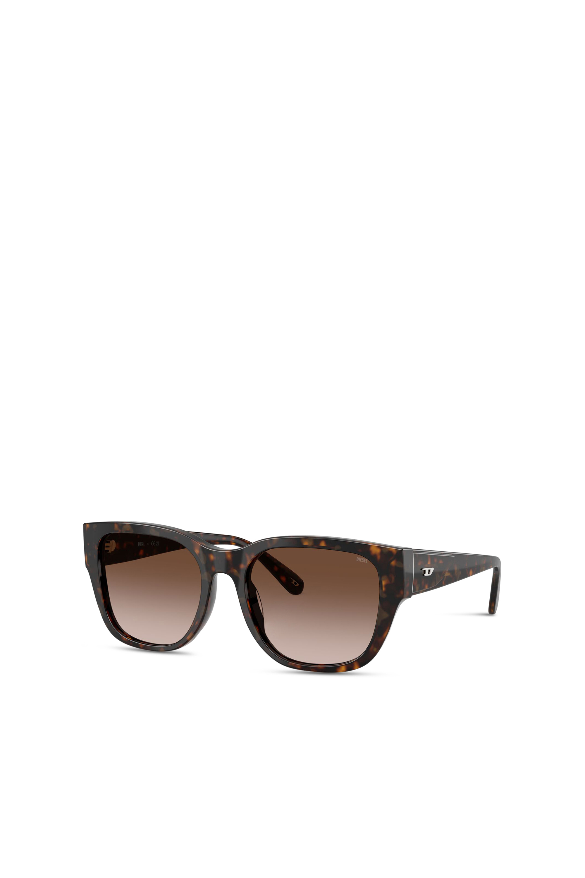 Diesel - 0DL2005, Lunettes de soleil carrées Mixte in Marron - 4