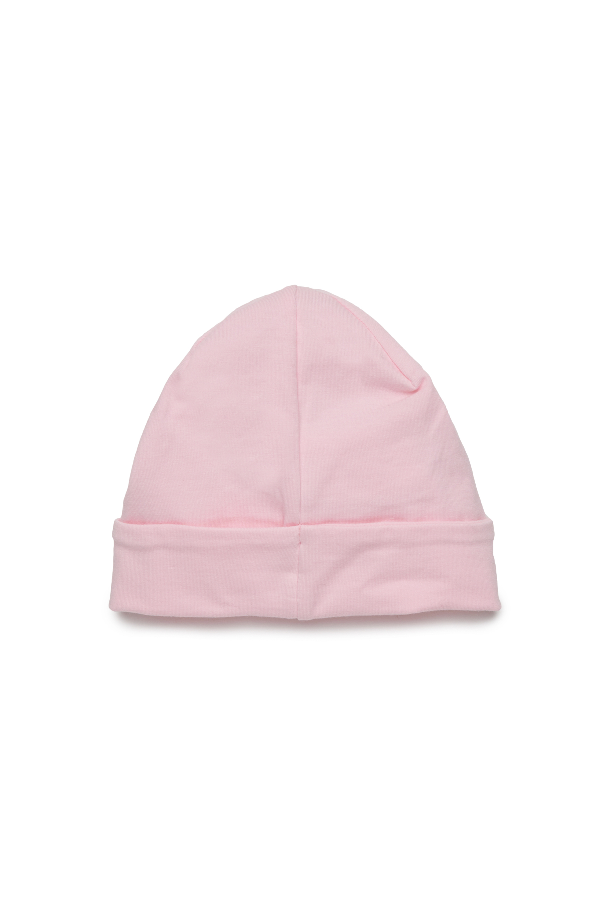 Diesel - FADDIL-NB, Berretto in cotone con logo Unisex in Rosa - 2
