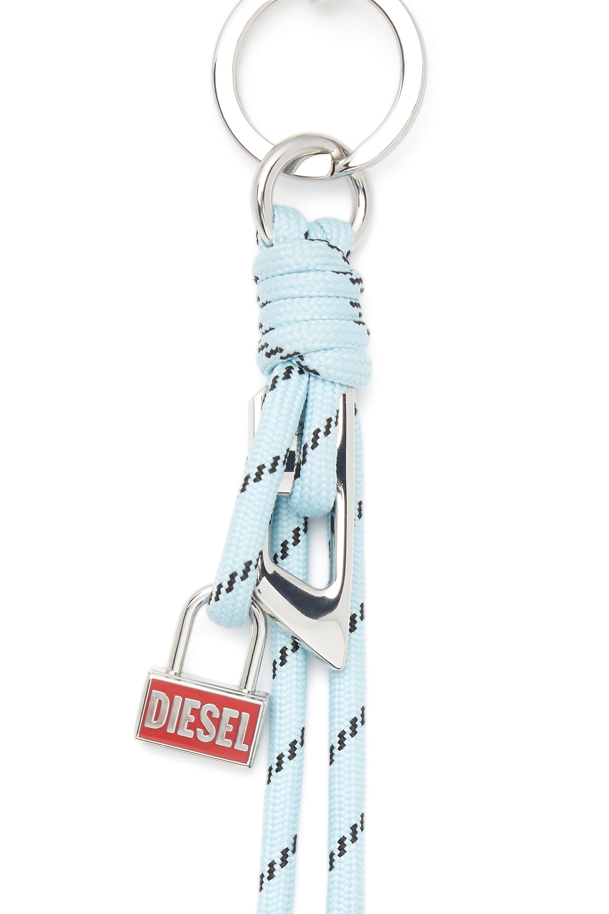 Diesel - ROPE II, Breloque en métal et corde avec pendentif Diesel Mixte in Bleu - 3