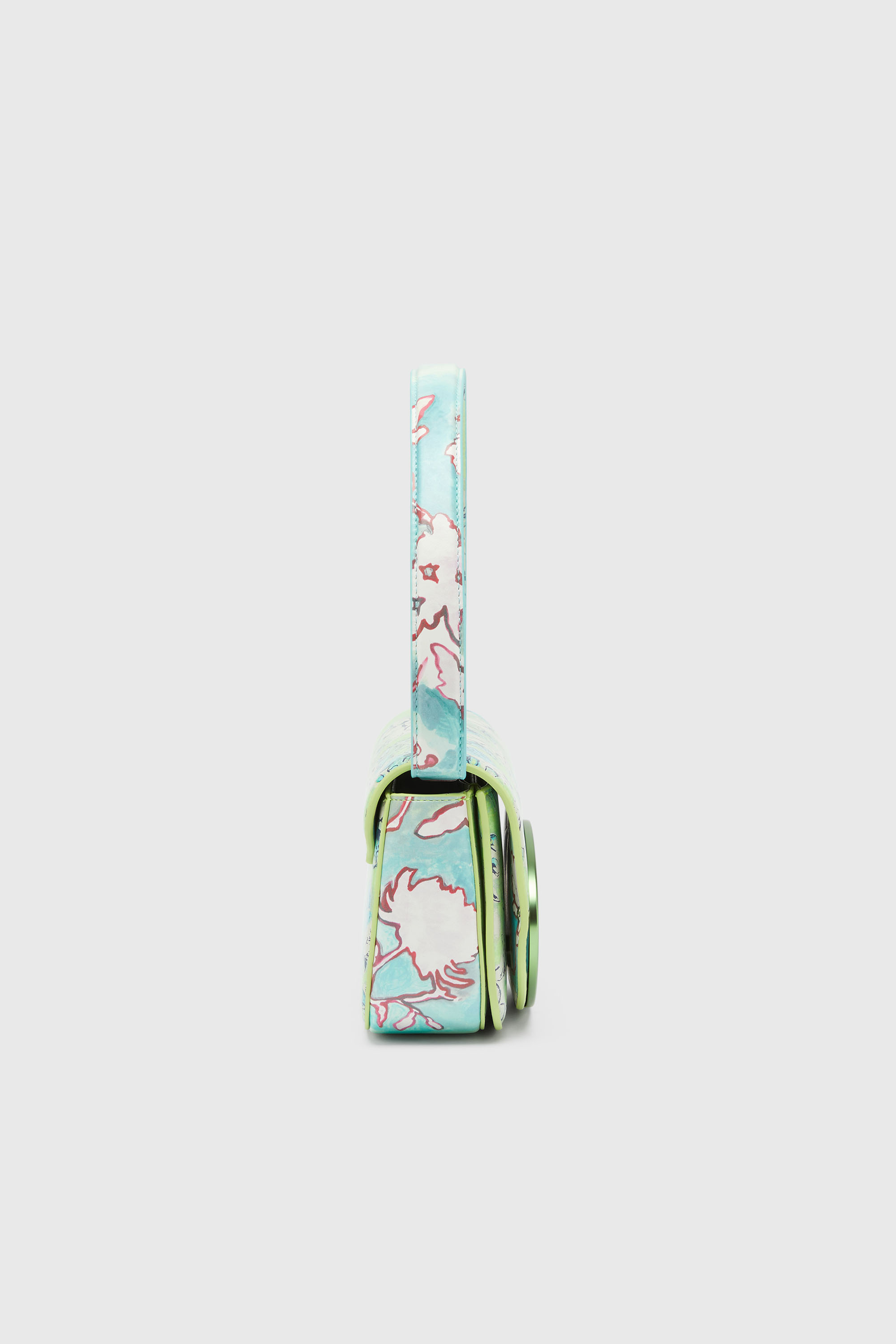 Diesel - 1DR, 1DR-Borsa iconica con stampa floreale Donna in Verde - 4