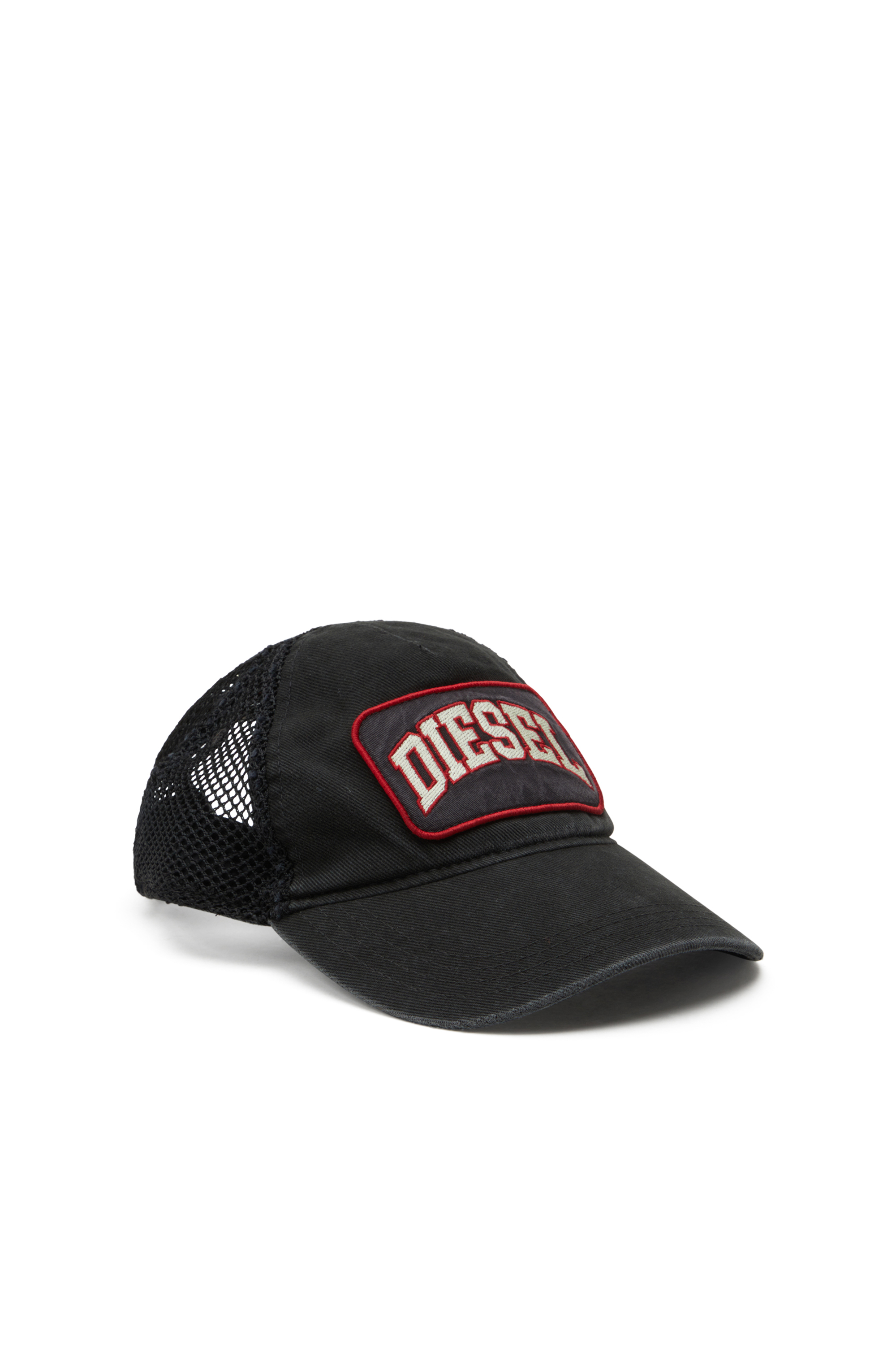 Diesel - C-MESHY, Casquette de baseball avec résille Homme in Noir - 1