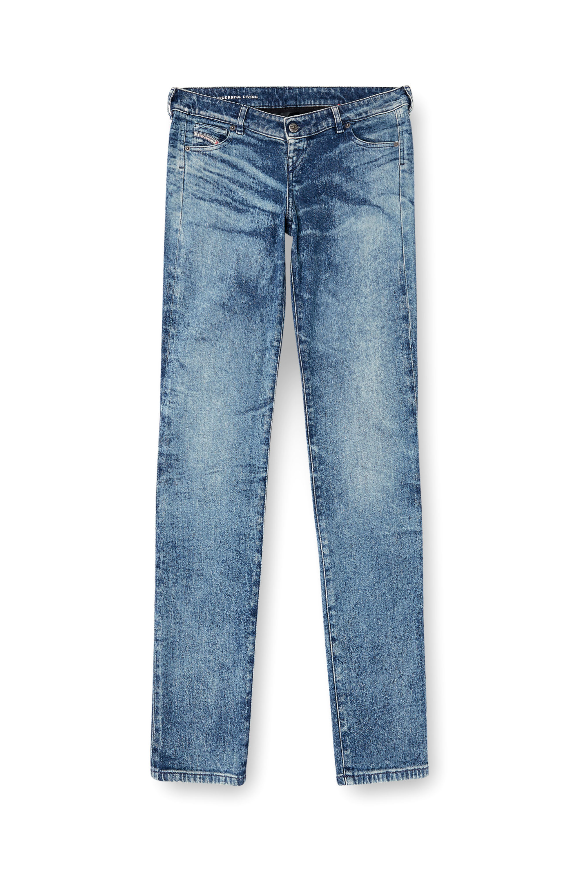 Diesel - Damen Regular Jeans D-Waisty 007DI, Mittelblau - 3