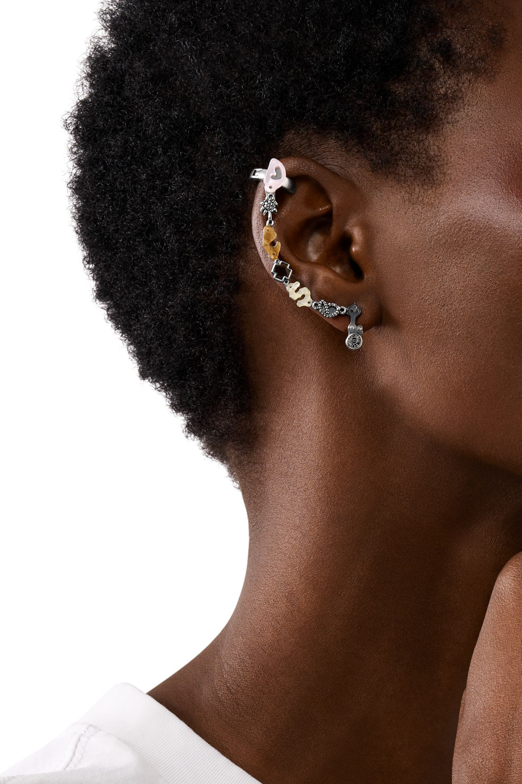 Diesel - DX1563040 JEWEL, Earcuff en acier inoxydable Mixte in Polychrome - 4