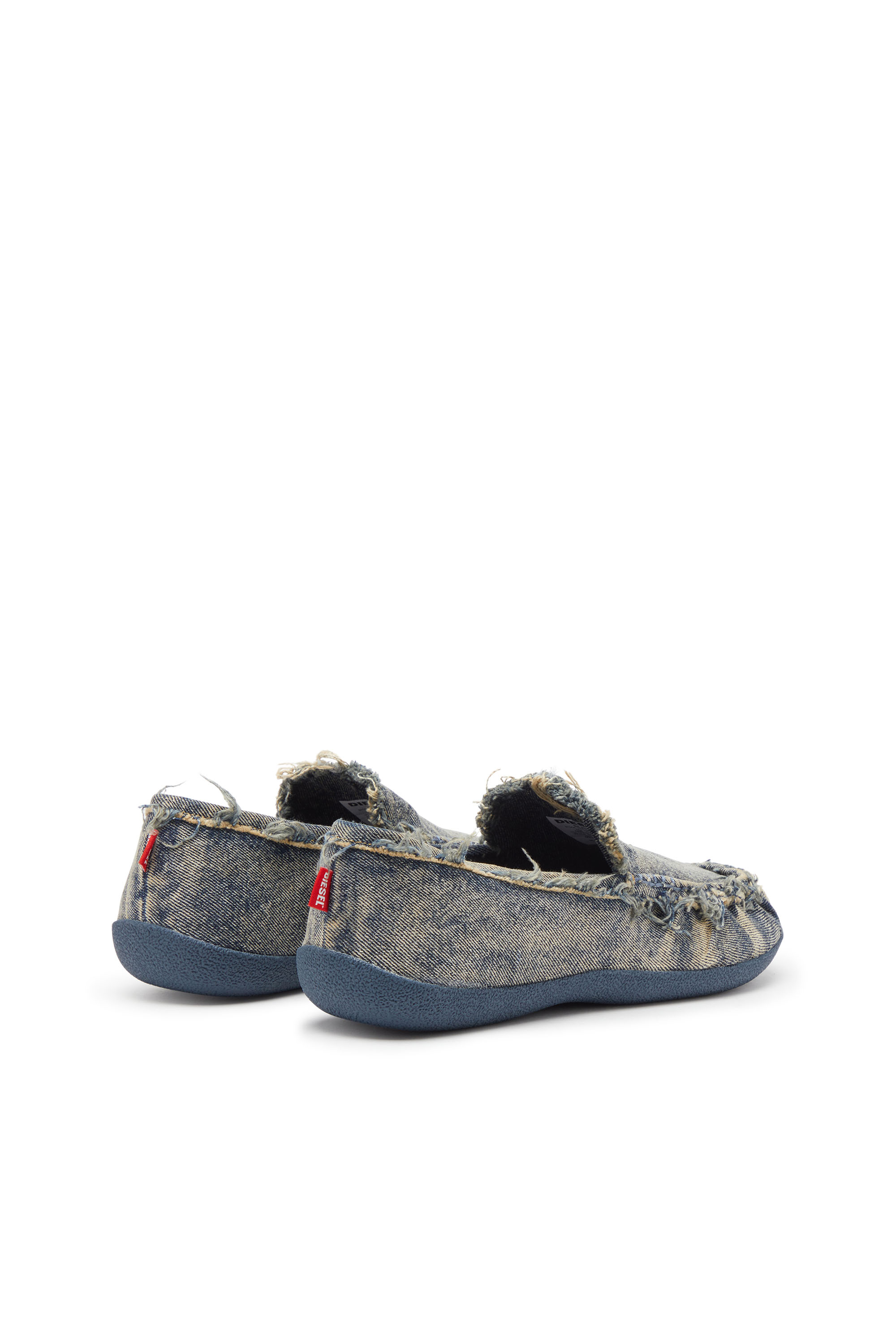 D-SHOCK MOC, Blau Diesel - D-SHOCK MOC, Herren D-Shock-Loafer aus Denim in vielgetragener Optik in Blau - 3