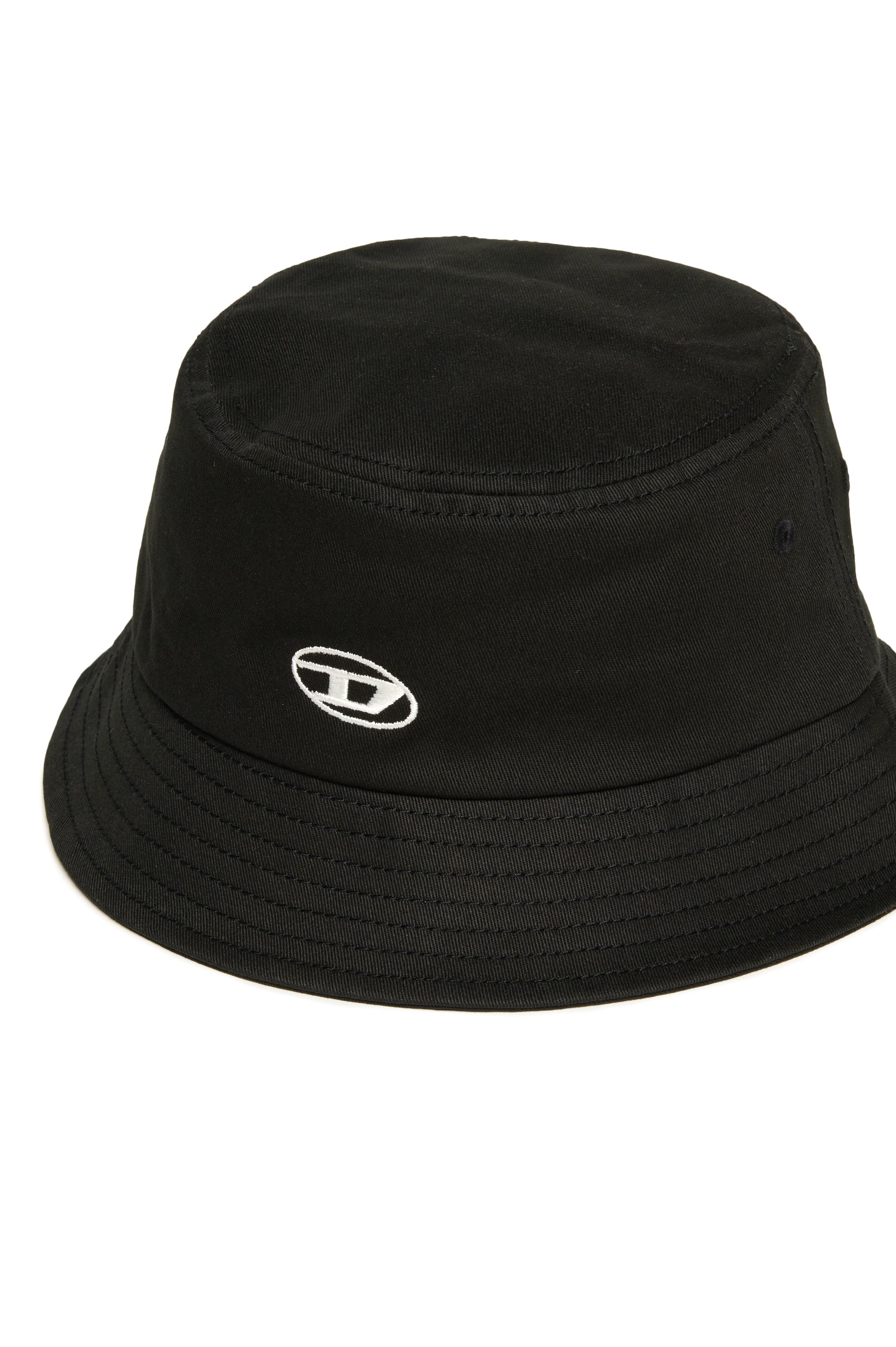 Diesel - FIRCUS, Cappello da pescatore con ricamo Oval D Unisex in Nero - 3