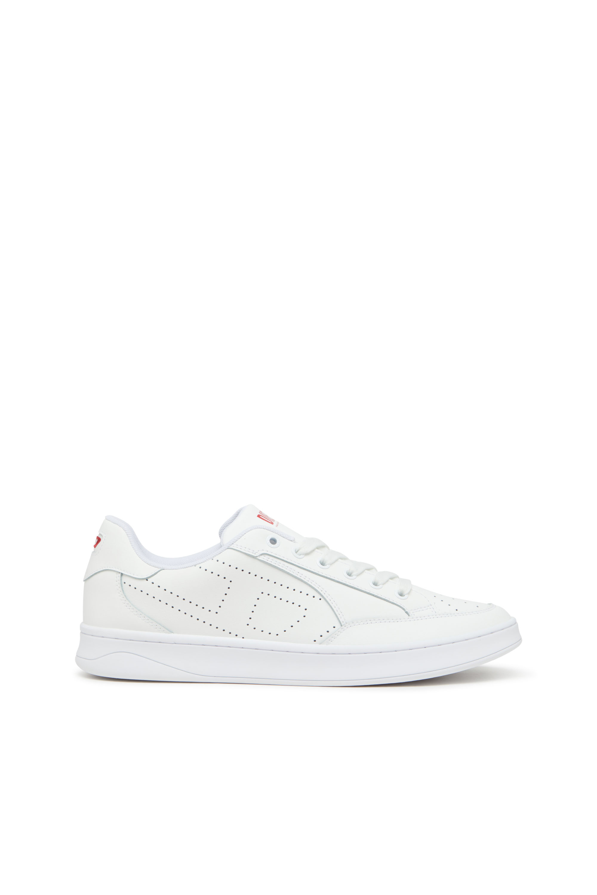 S-DAKOTA LOW W, Blanc Diesel - S-DAKOTA LOW W, S-Dakota-Sneakers en cuir avec logo perforé Femme in Blanc - 1
