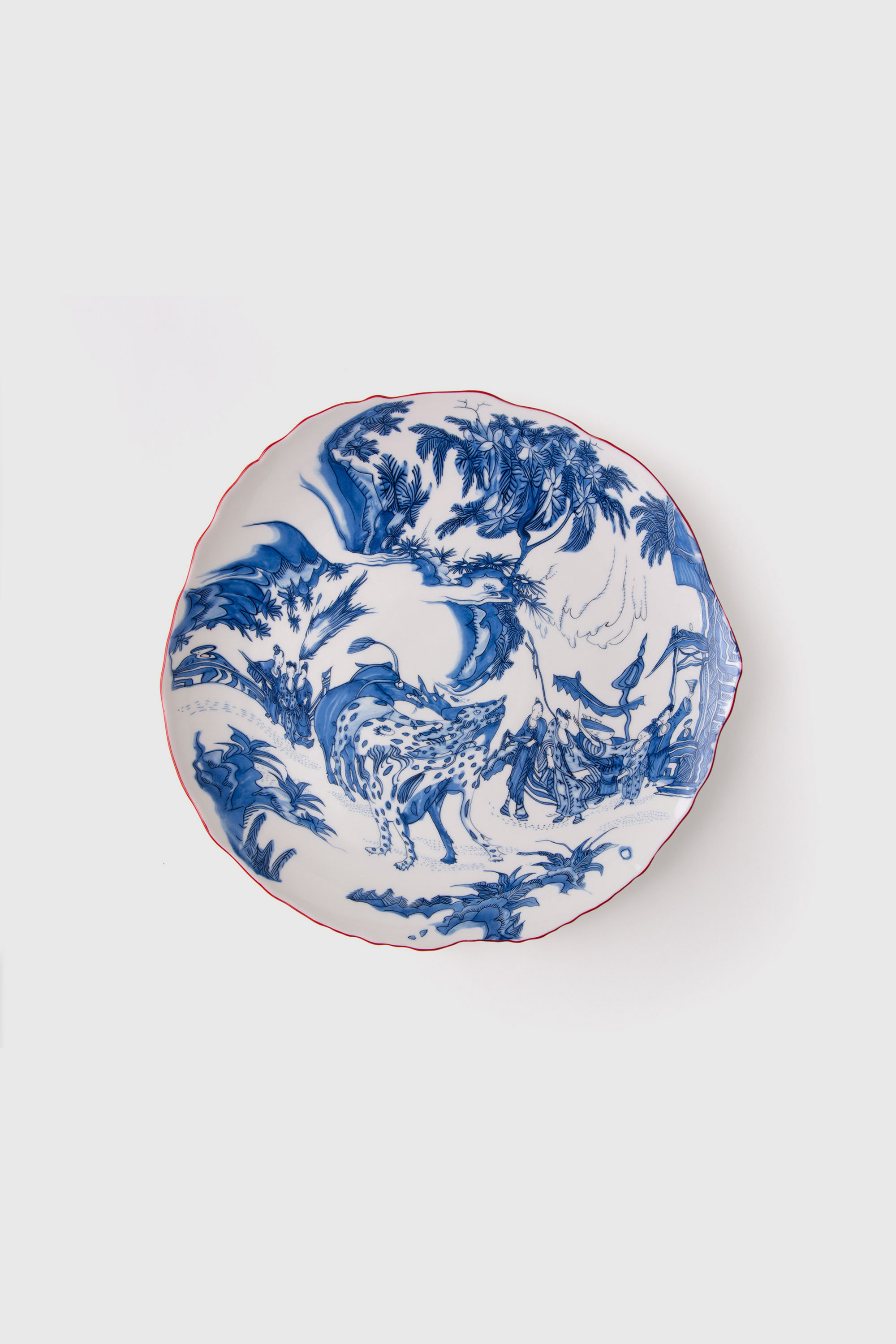 Diesel - 11203 PORCELAIN DINNER PLATE "CLASSIC ON, Piatto piano in porcellana Unisex in Multicolor - 1