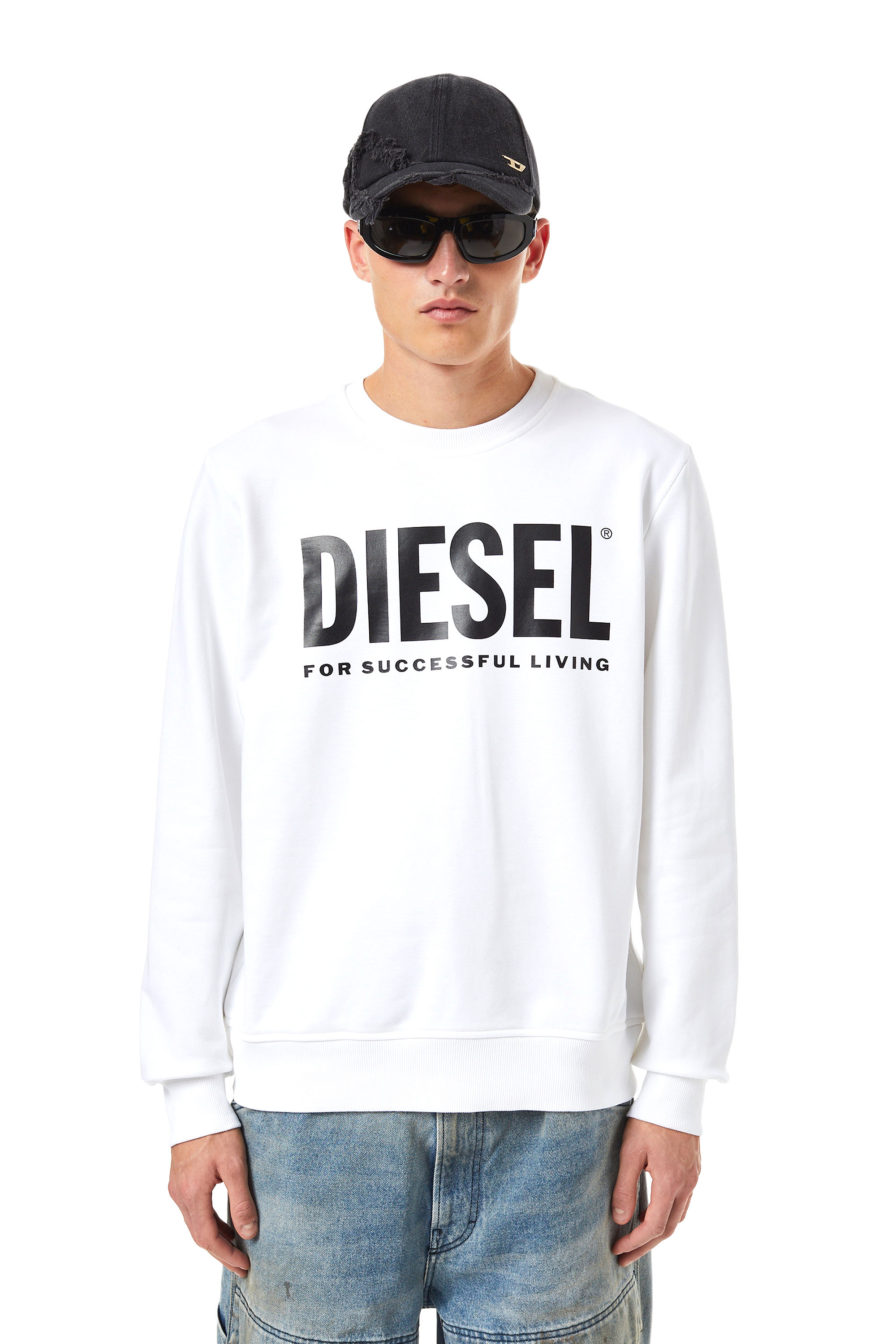S-GIRK-ECOLOGO, Weiß - Sweatshirts