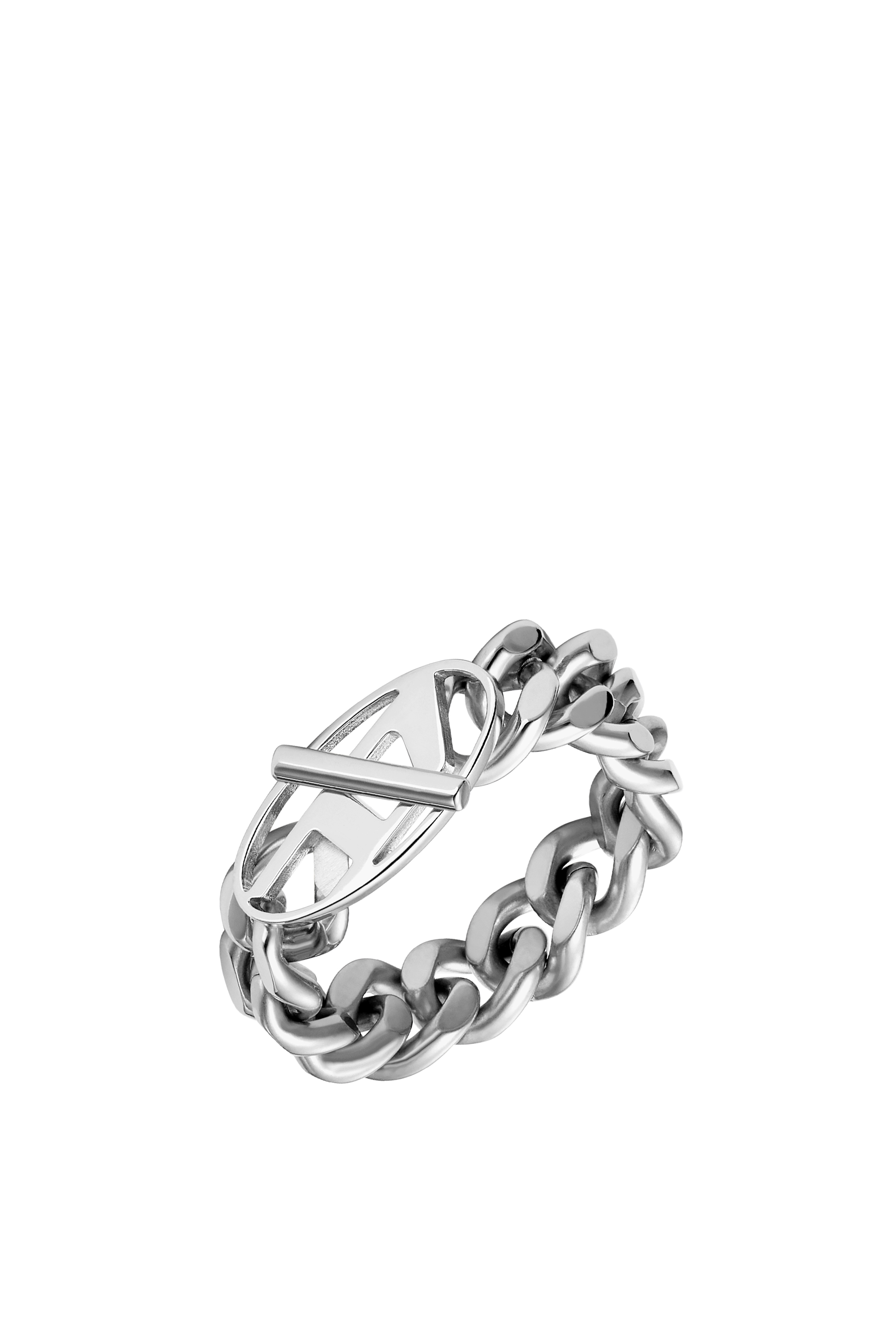 Diesel - DX1533040, Bague chaîne souple en acier inoxydable Mixte in Gris argenté - 1