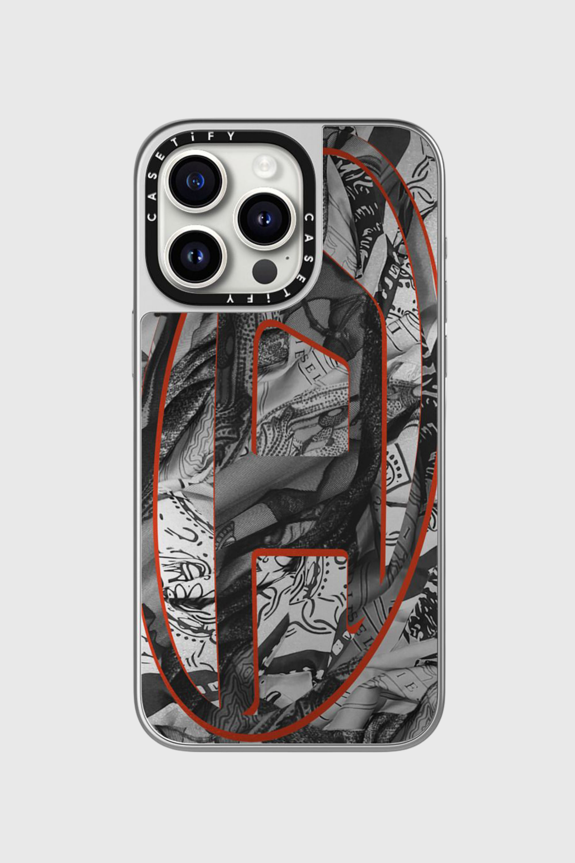 Diesel - 60337 CASETIFY MOULDED CASE, Coque MagSafe Bandana iPhone 15 Pro Max Mixte in Polychrome - 3
