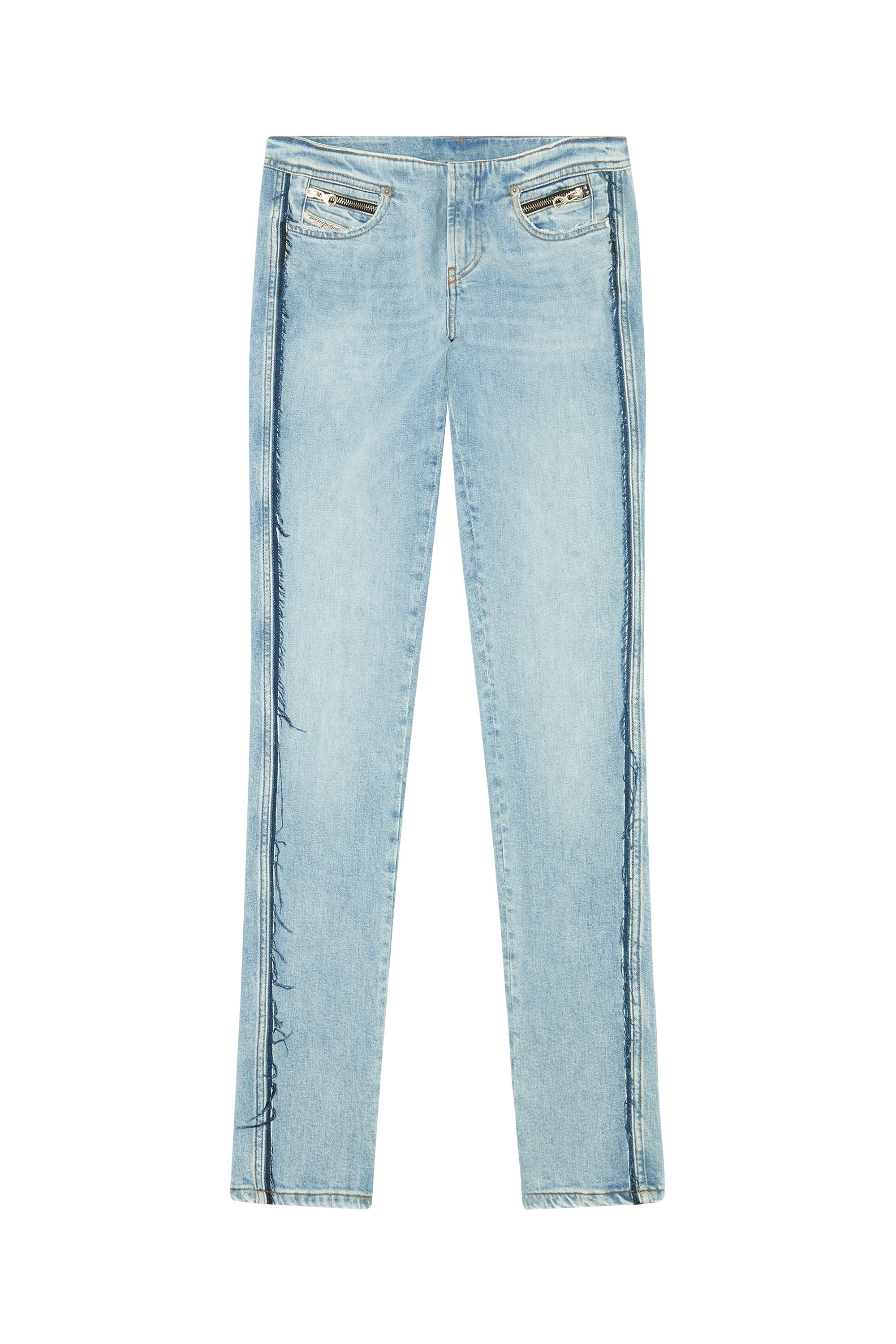 Diesel - D-Tail 09F41 Skinny Jeans, Bleu Clair - Image 1