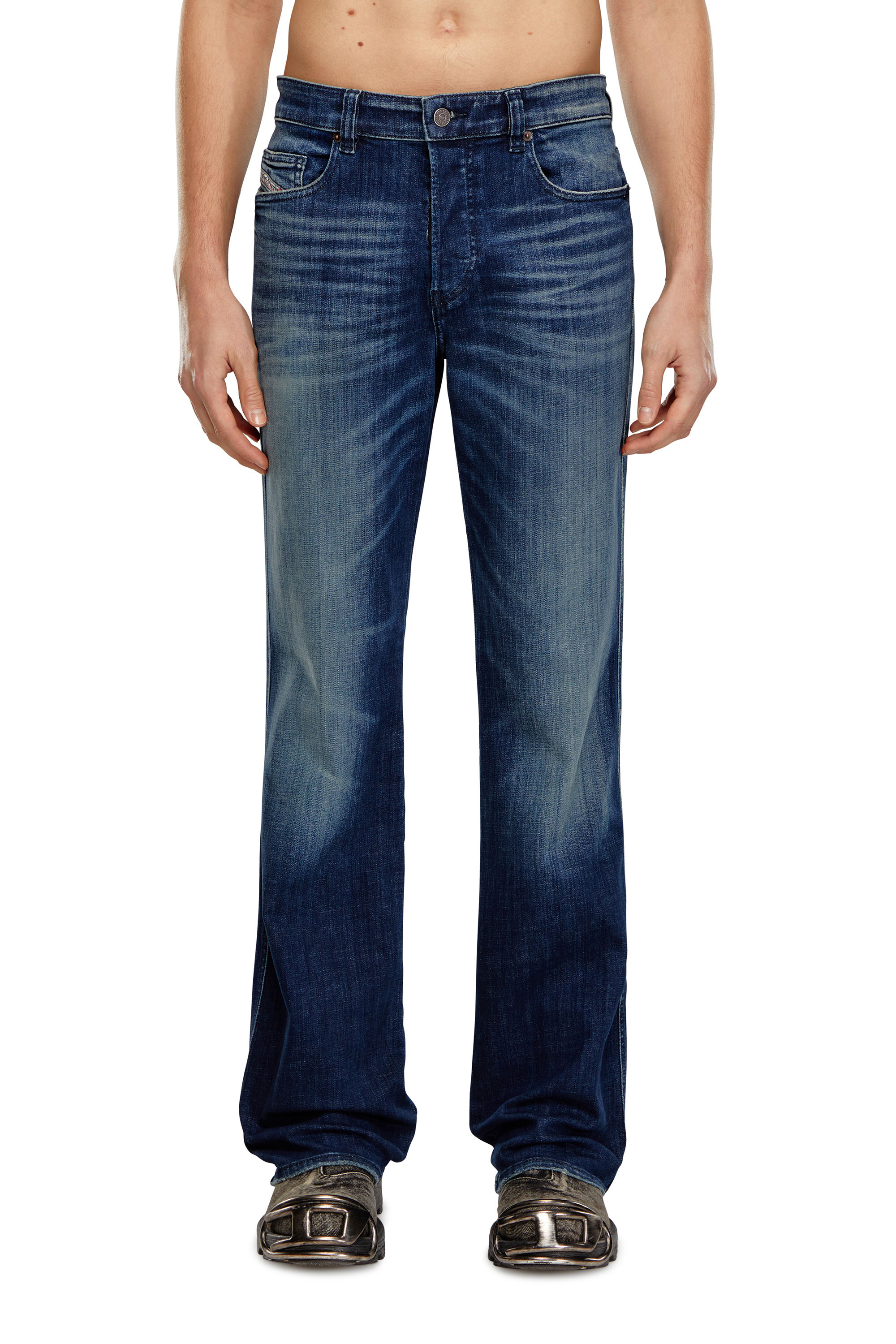Bootcut Jeans 1998 D-Buck 09H35, Blu Scuro Diesel - Bootcut Jeans 1998 D-Buck 09H35 Uomo, Blu Scuro - Image 3