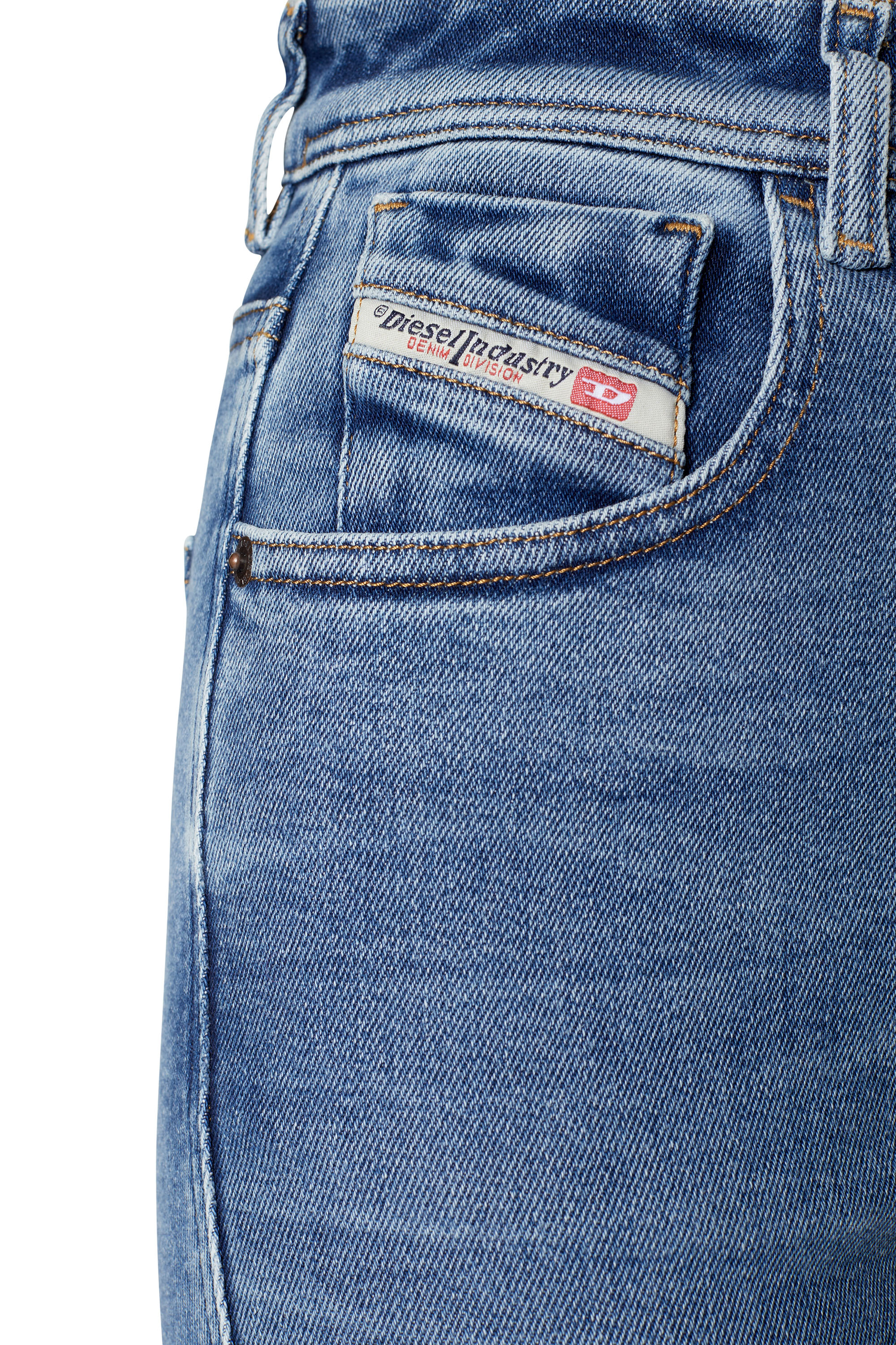 Diesel - Super skinny Jeans 1984 Slandy-High 09D62, Blu medio - Image 3