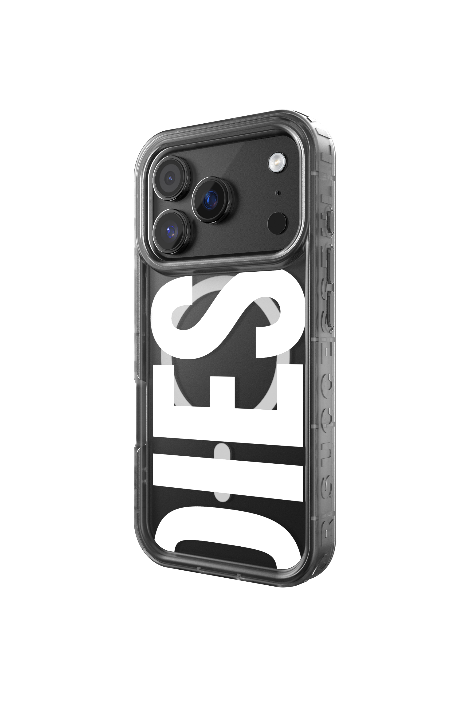 Diesel - 60437 MOULDED CASE, Custodia Biscotto Bumper con Magsafe per iPhone 17 Pro Unisex in Nero - 4