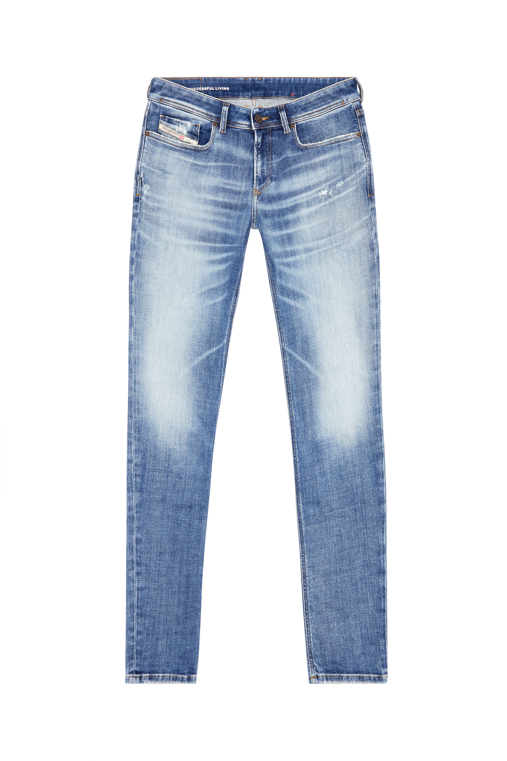 Diesel - Skinny Jeans 1979 Sleenker 09G35, Bleu moyen - Image 5