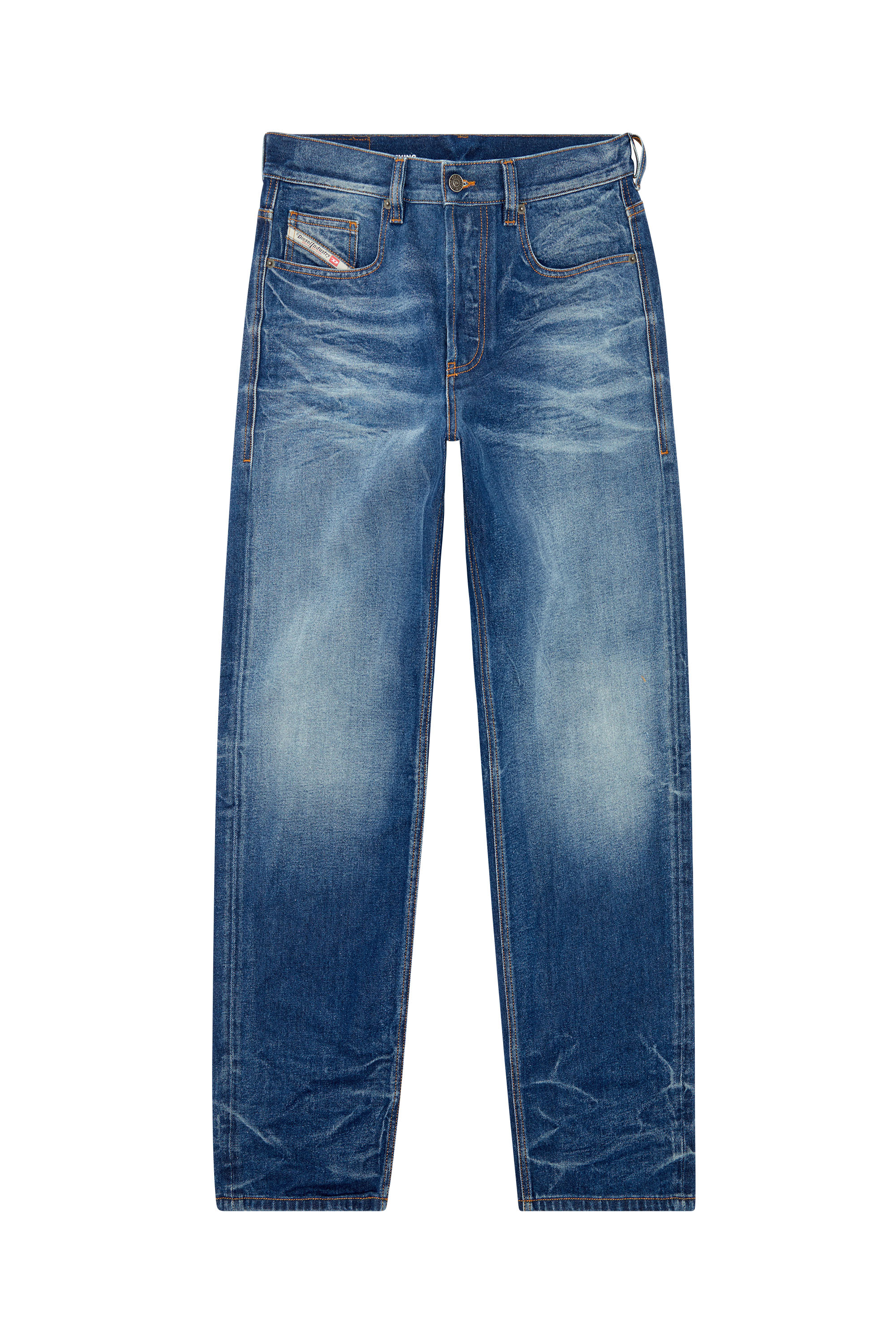 Diesel - Straight Jeans 2010 D-Macs 09I46, Bleu moyen - Image 5