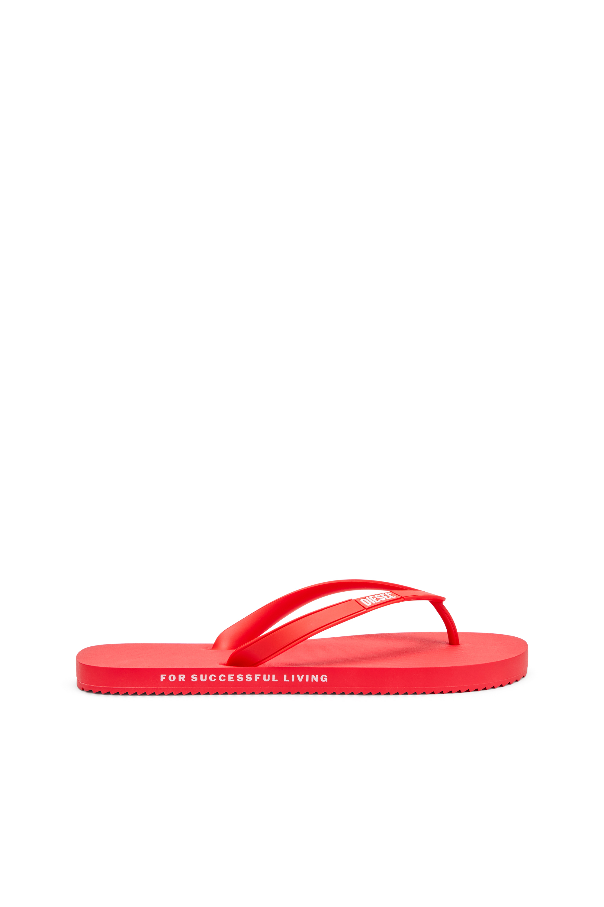 Diesel - SA-RIO W, Sa-Rio-Tongs en caoutchouc Femme in Rouge - 1