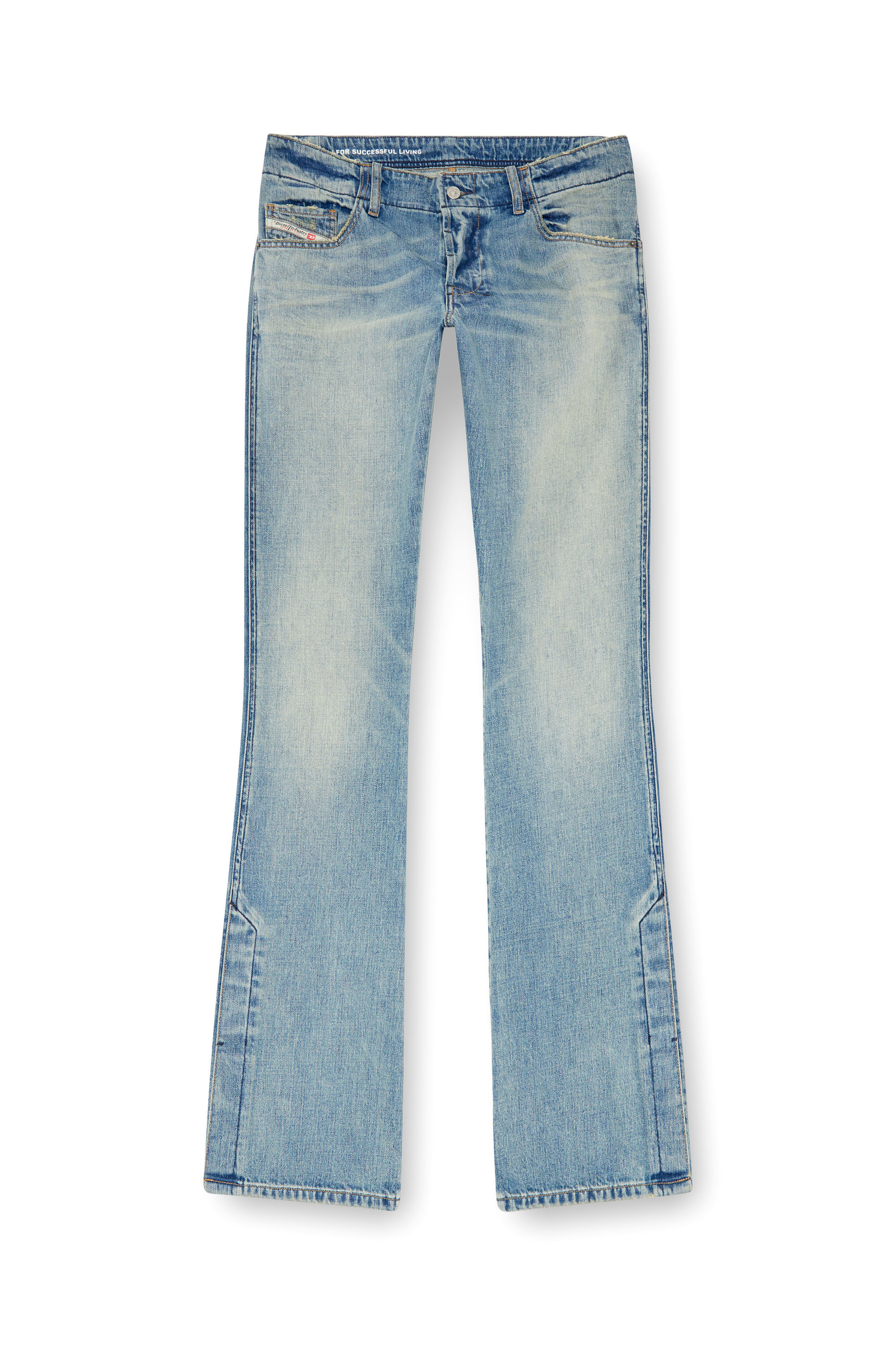 Diesel - Uomo Bootcut Jeans D-Backler 0GRDN, Blu Chiaro - Image 5