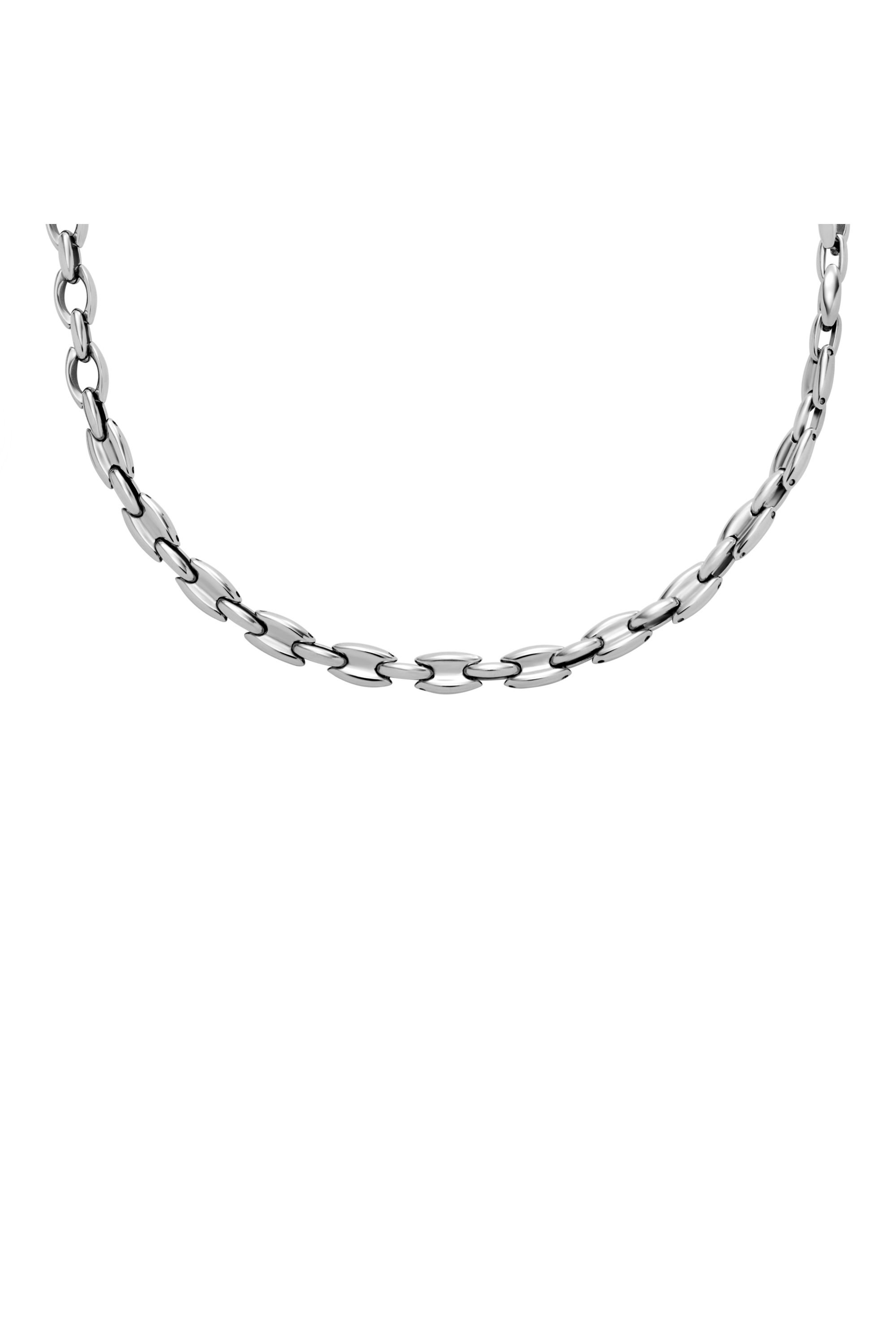 Diesel - DX1582040 JEWEL, Collier chaîne en acier inoxydable Mixte in Gris argenté - 2