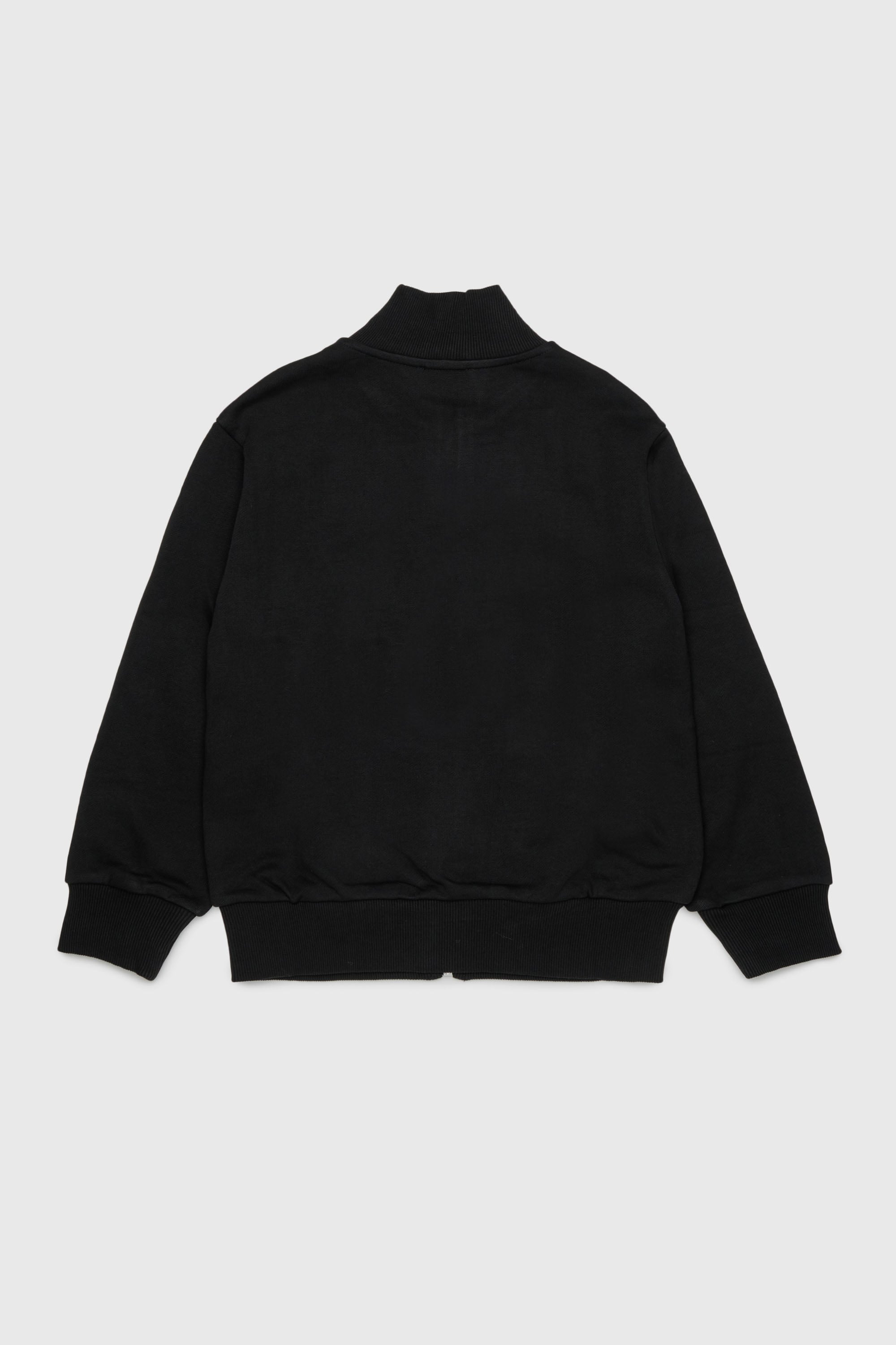 Diesel - SCIRCLEZIP OVER, Sweat-shirt en coton avec imprim&eacute; logo Homme in Noir - 2
