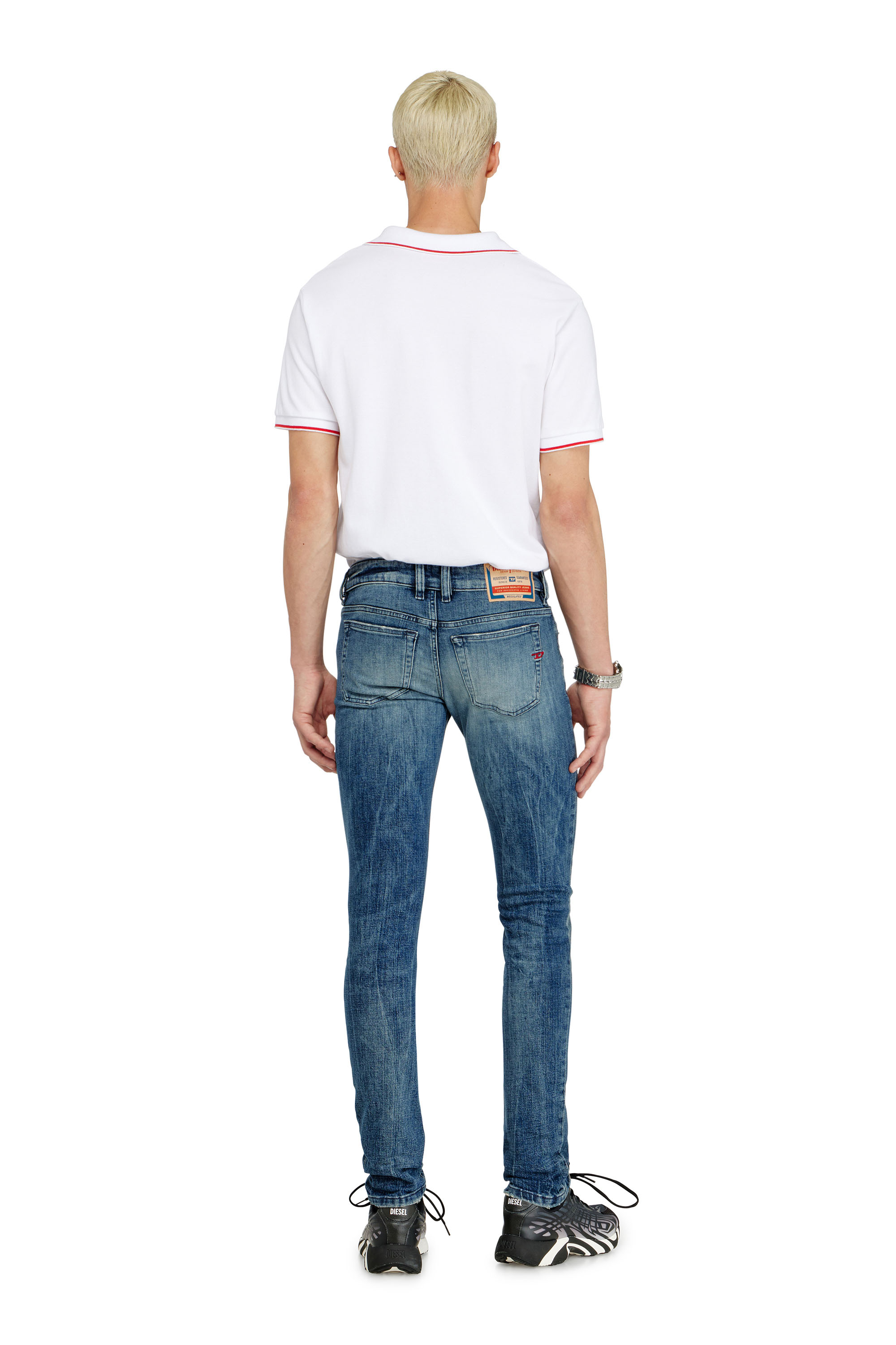 Diesel - Skinny Jeans 1979 Sleenker 0KBBE Uomo, Blu medio - Image 3