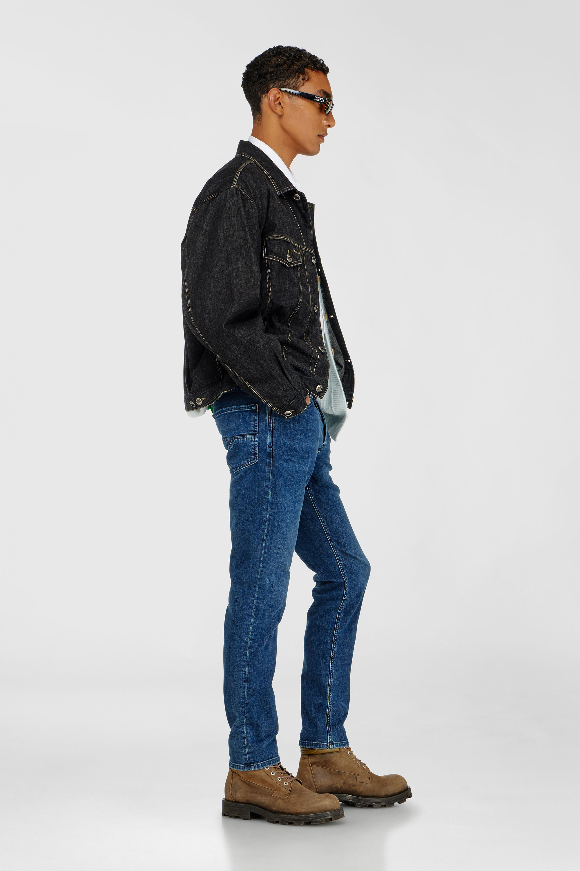 Diesel - Herren Regular Jeans 1986 Larkee-Beex 0BEDA, Dunkelblau - 2