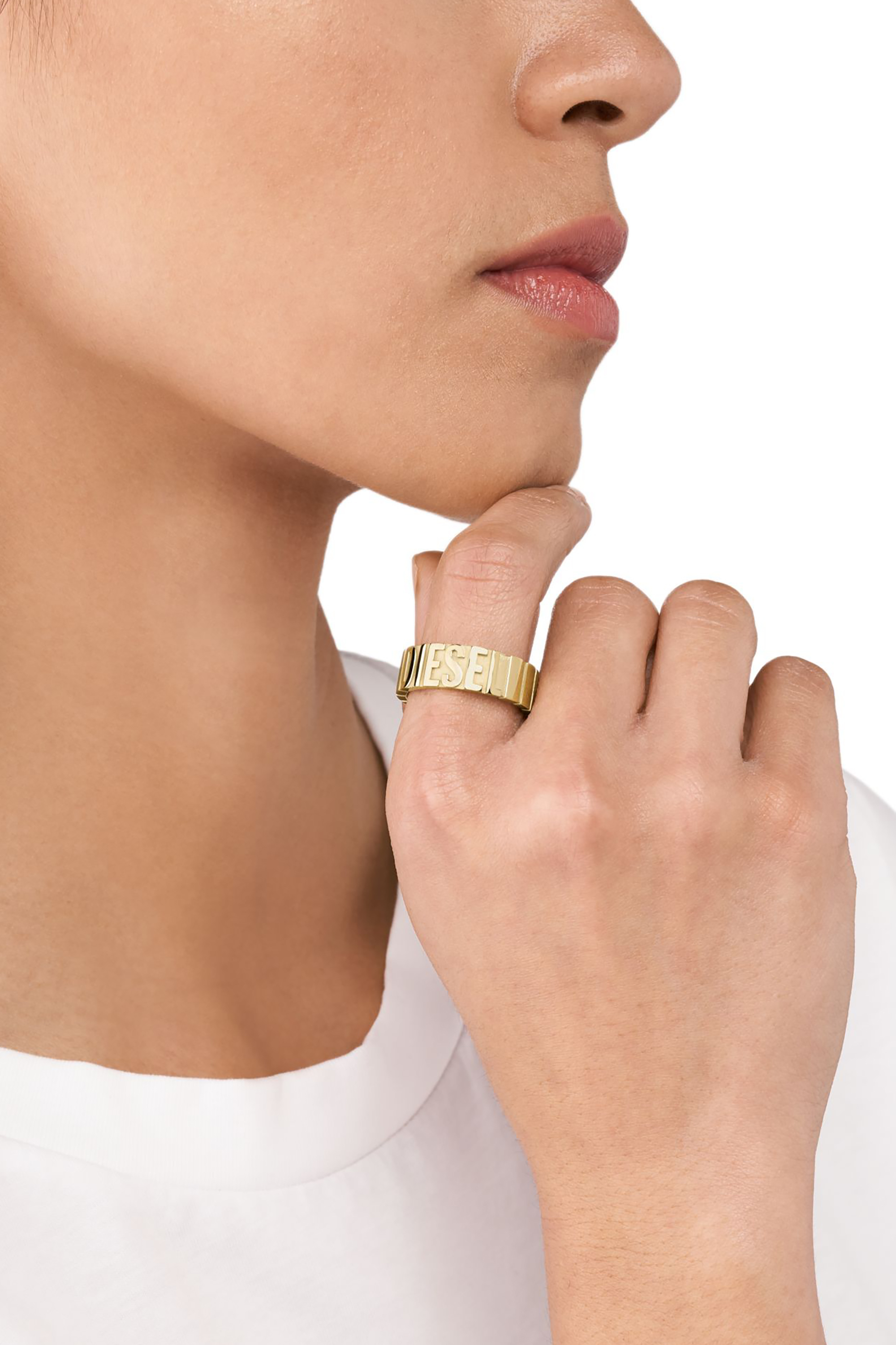 Diesel - DX1439, Bague en acier inoxydable Mixte in Doré - 4