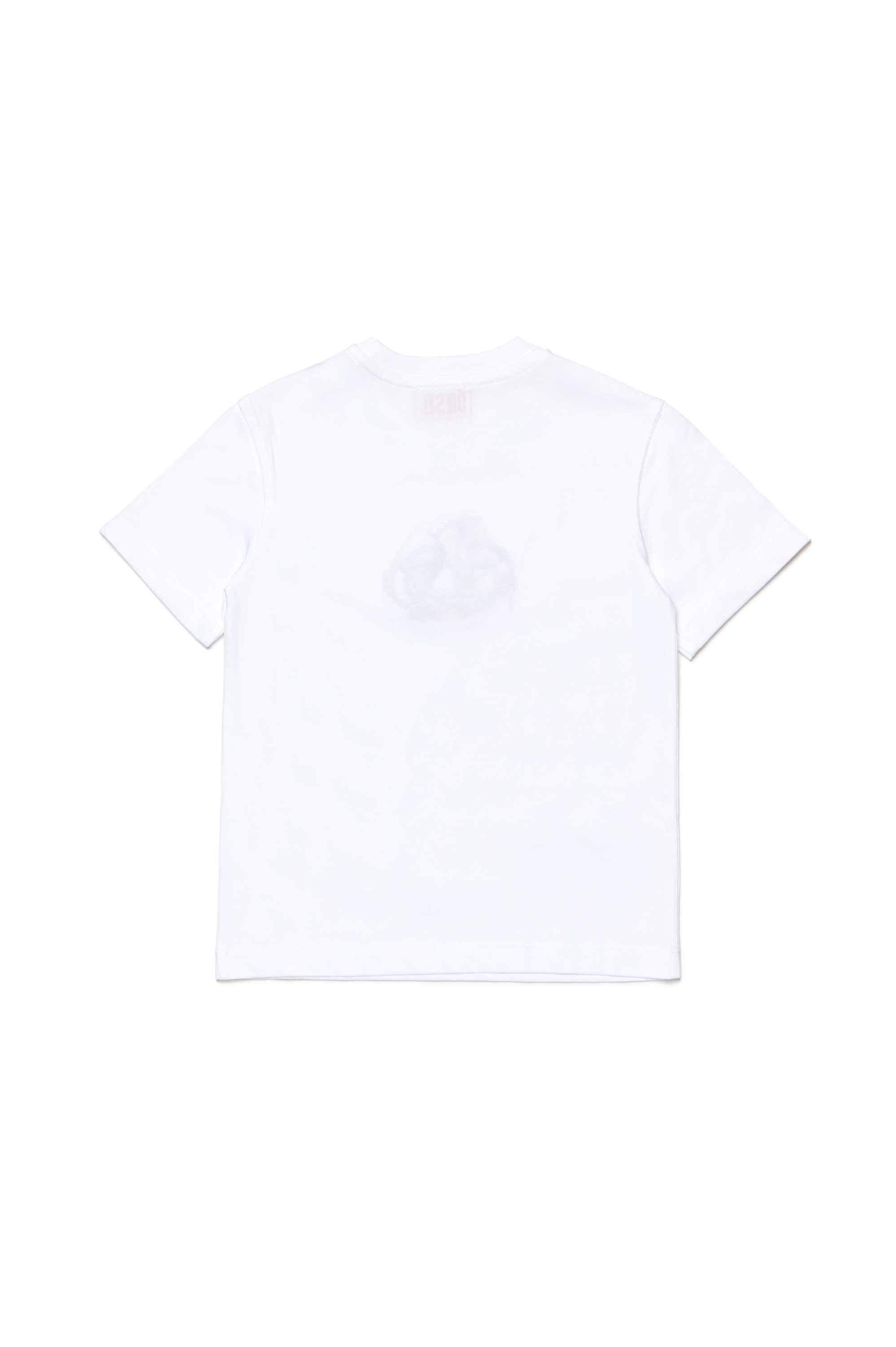 Diesel - TREGL5, Donna T-shirt con logo Oval D con fiore in Bianco - Image 2