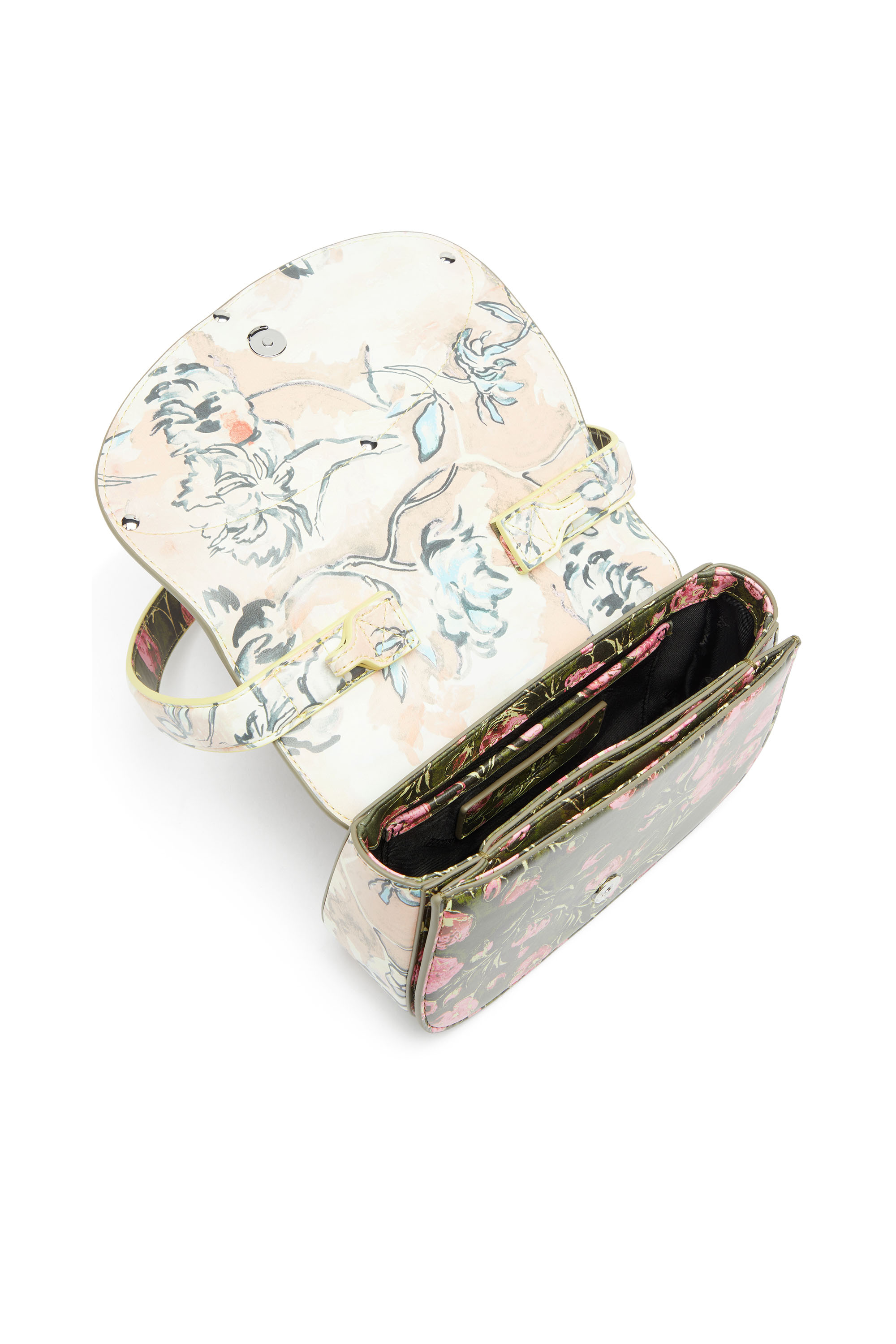 Diesel - 1DR, 1DR-Borsa iconica con stampa floreale Donna in Multicolor - 4