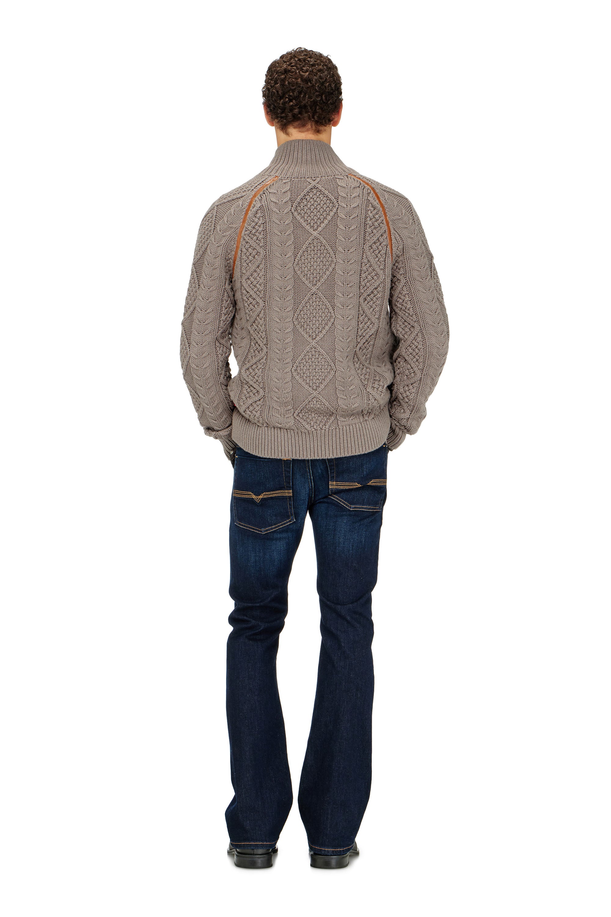Diesel - Bootcut Jeans 2007 Zatiny 09Q15 Homme, Bleu Fonc&eacute; - Image 3