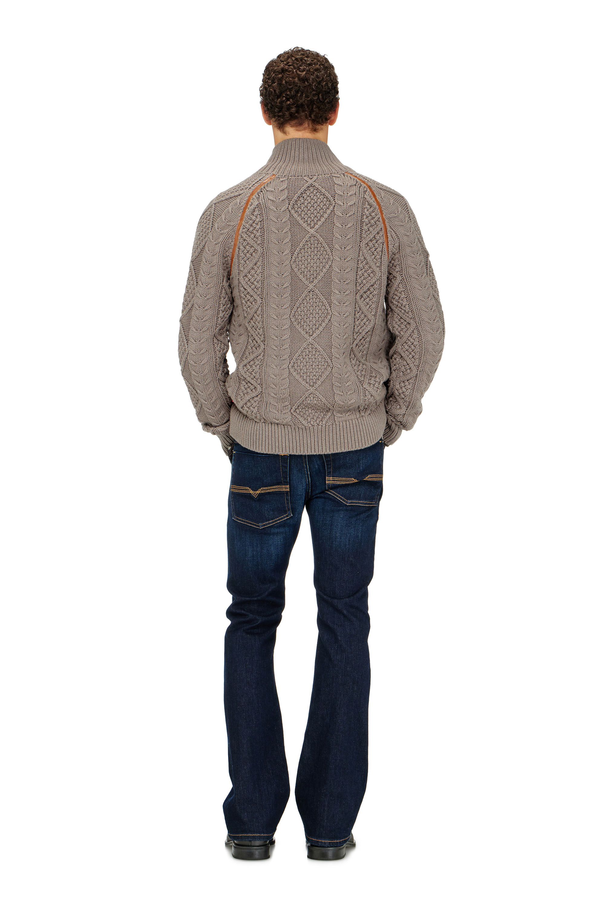 Diesel - Bootcut Jeans 2007 Zatiny 09Q15 Homme, Bleu Fonc&eacute; - Image 3