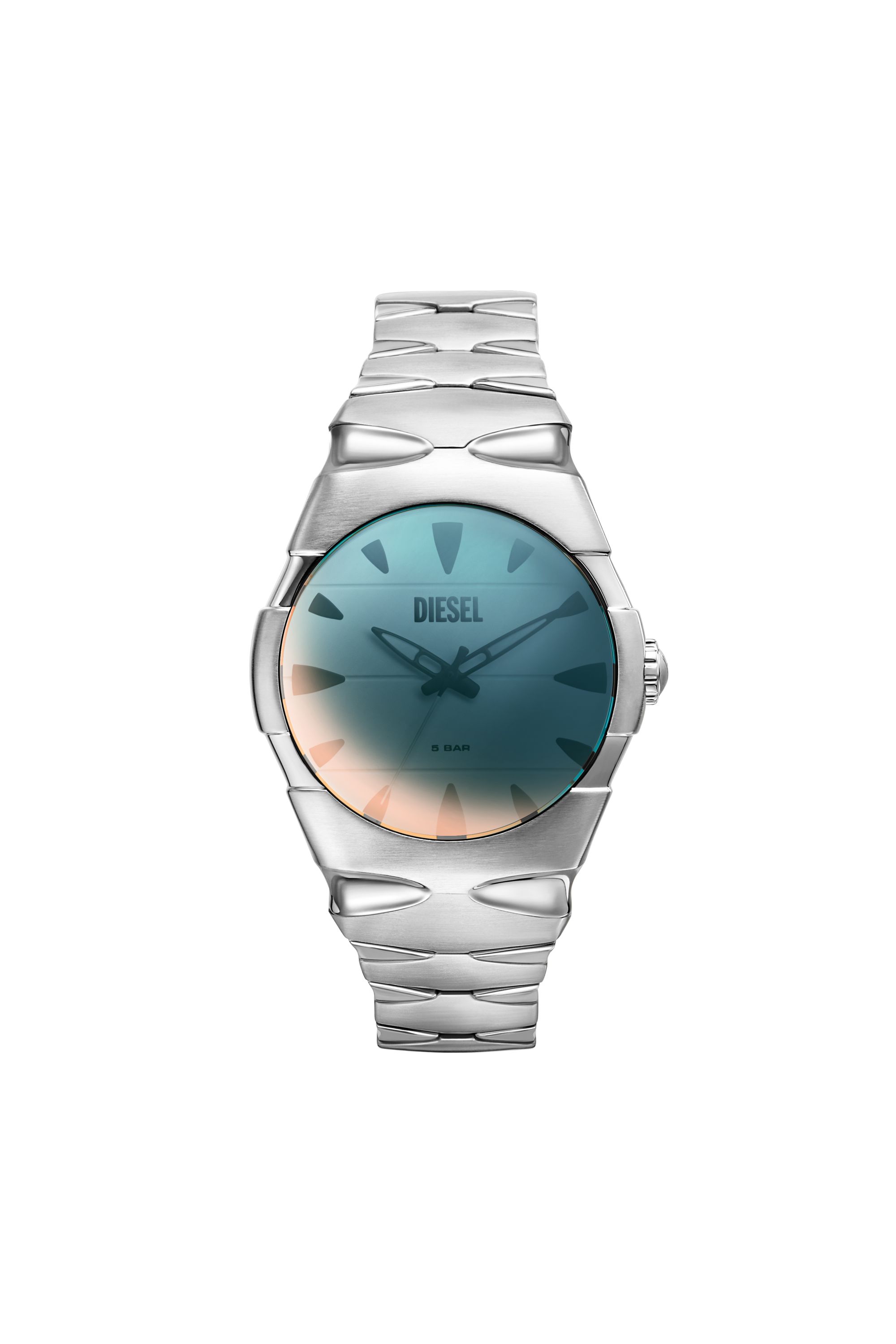 Diesel - DZ2212, Montre D-Sruptor en acier inoxydable Homme in Gris argenté - 1